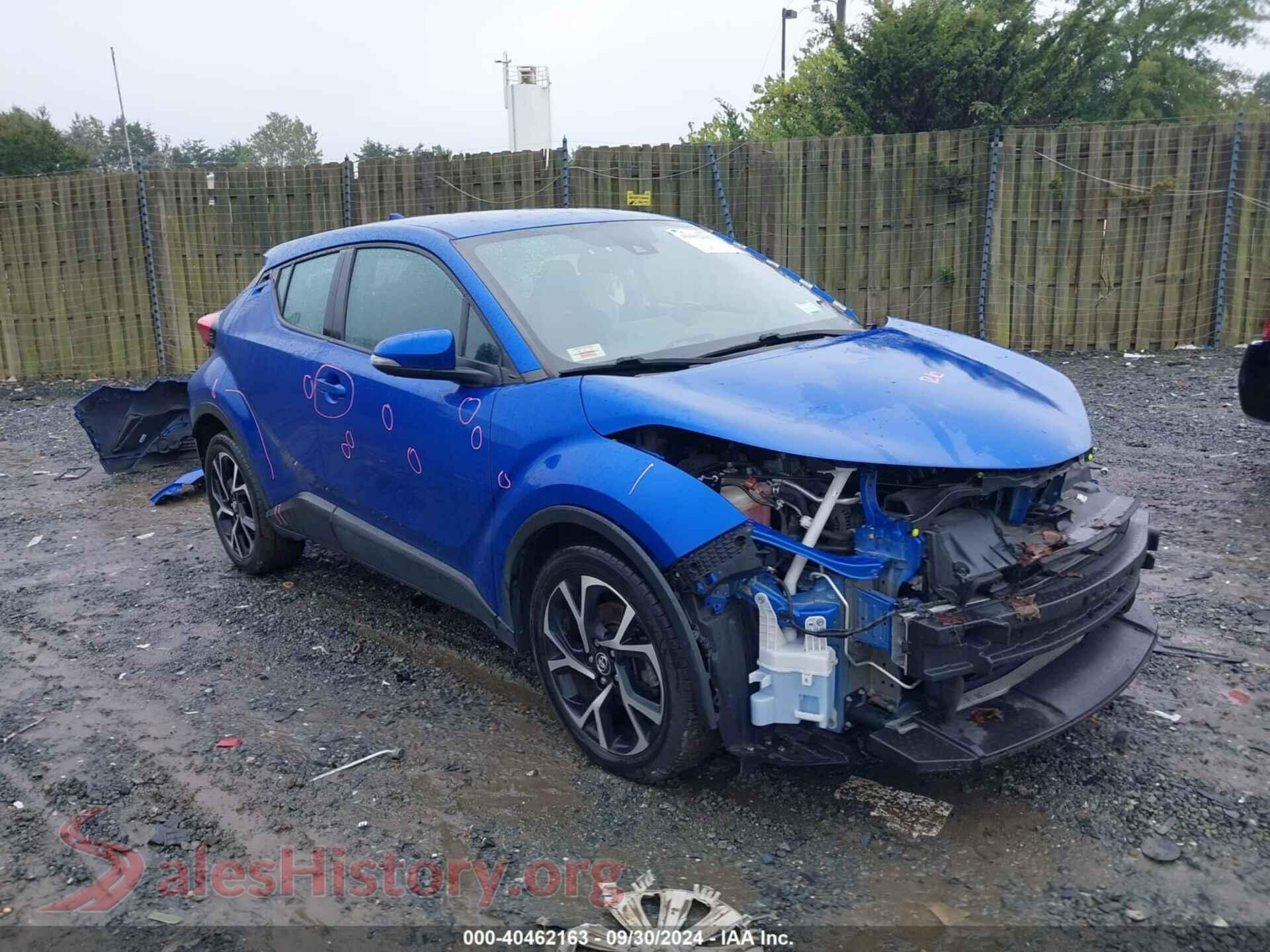 2018 TOYOTA C-HR — VIN NMTKHMBX0JR062272