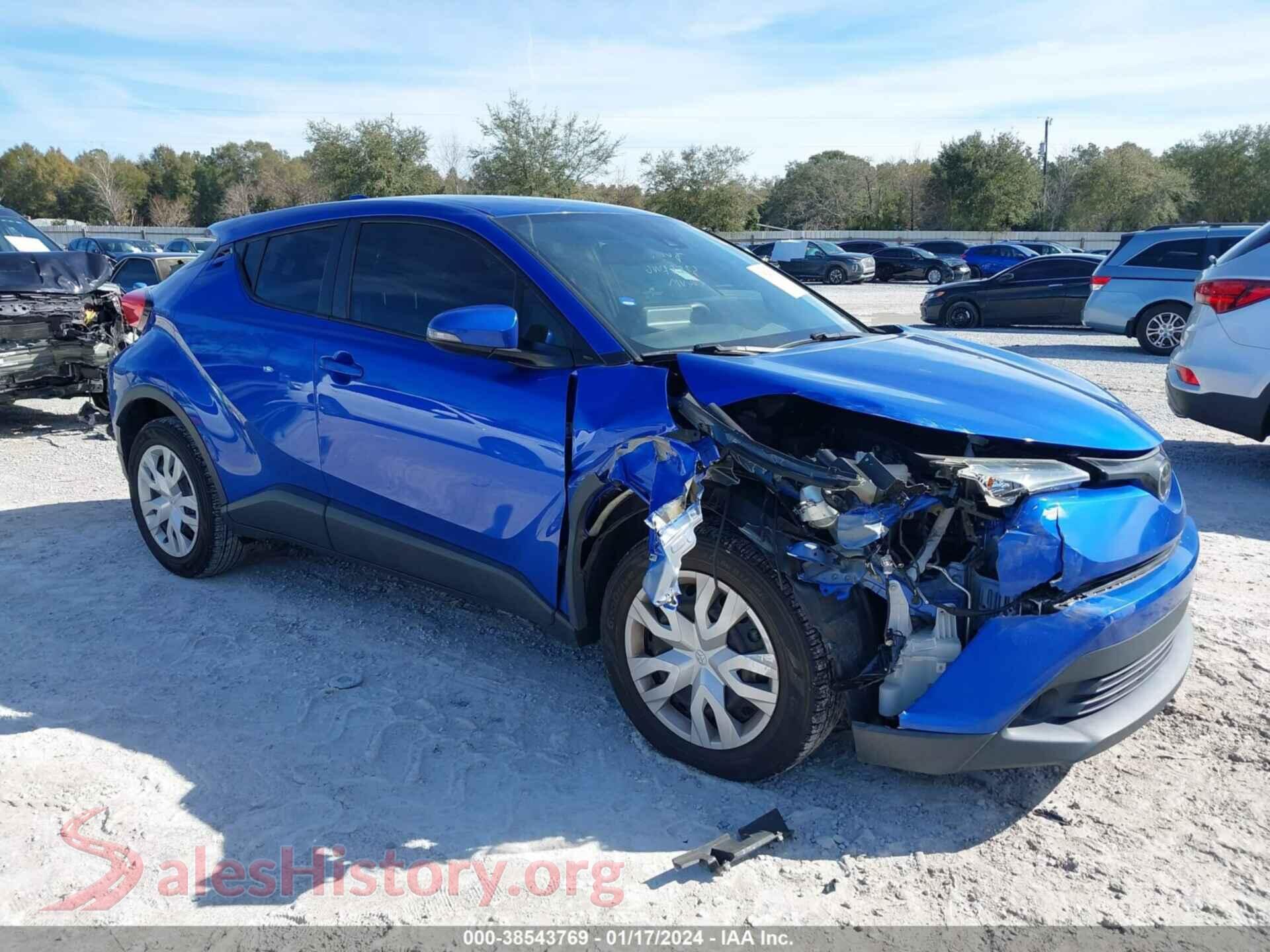 2019 TOYOTA C-HR — VIN NMTKHMBX0KR098688