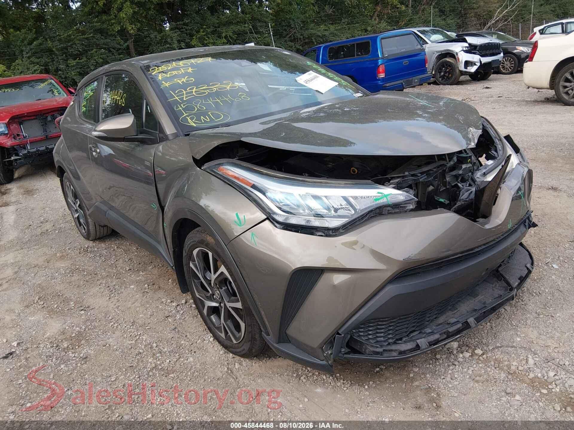 2021 TOYOTA C-HR — VIN NMTKHMBX0MR128338