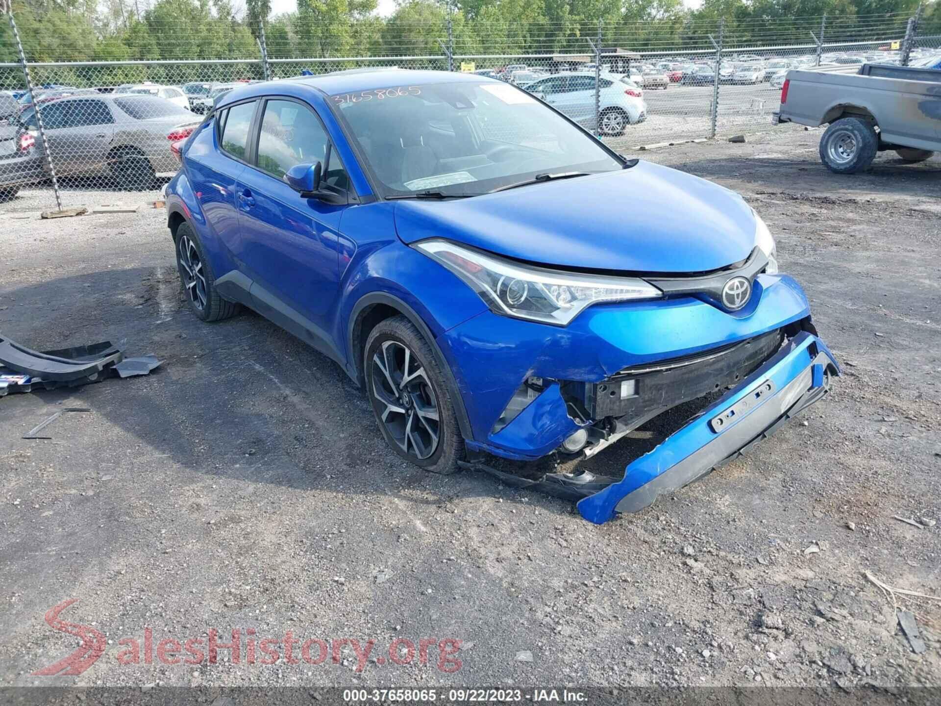 2018 TOYOTA C-HR — VIN NMTKHMBX1JR024341