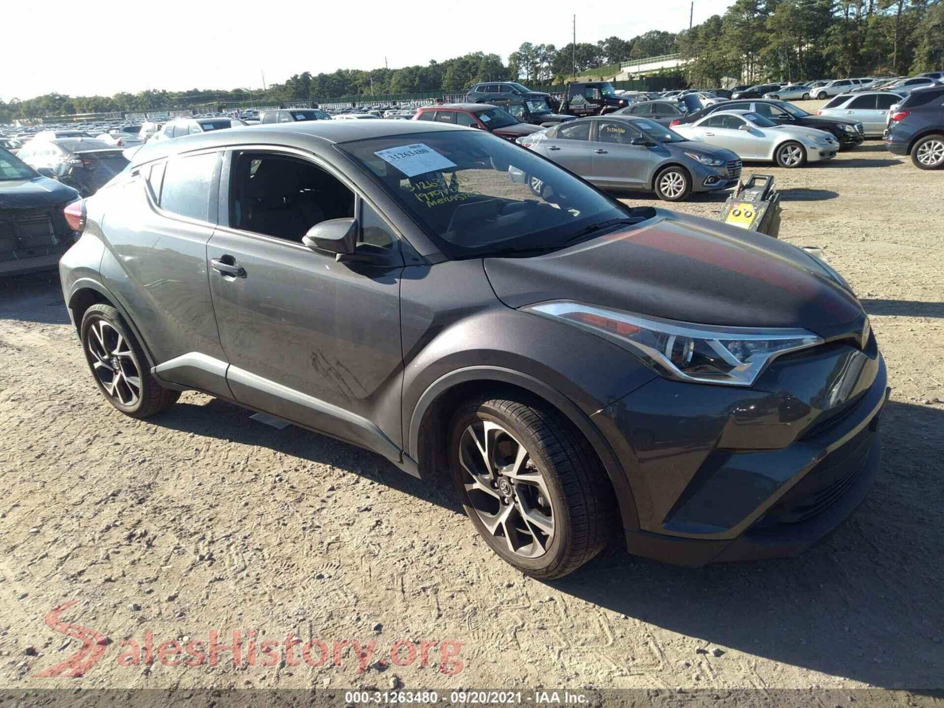2019 TOYOTA C-HR — VIN NMTKHMBX1KR085786