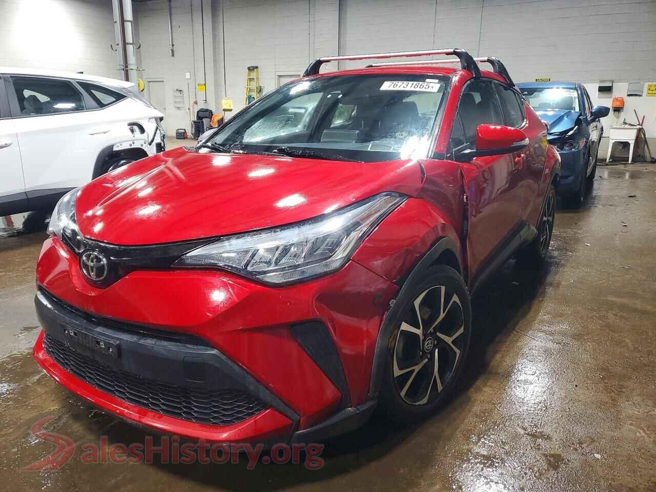 2021 TOYOTA C-HR — VIN NMTKHMBX1MR133368