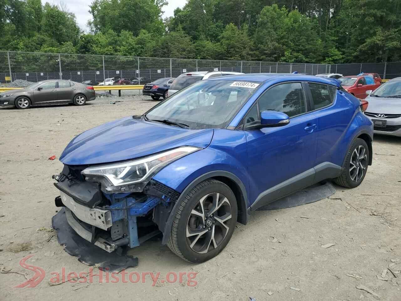 2018 TOYOTA C-HR — VIN NMTKHMBX2JR055579