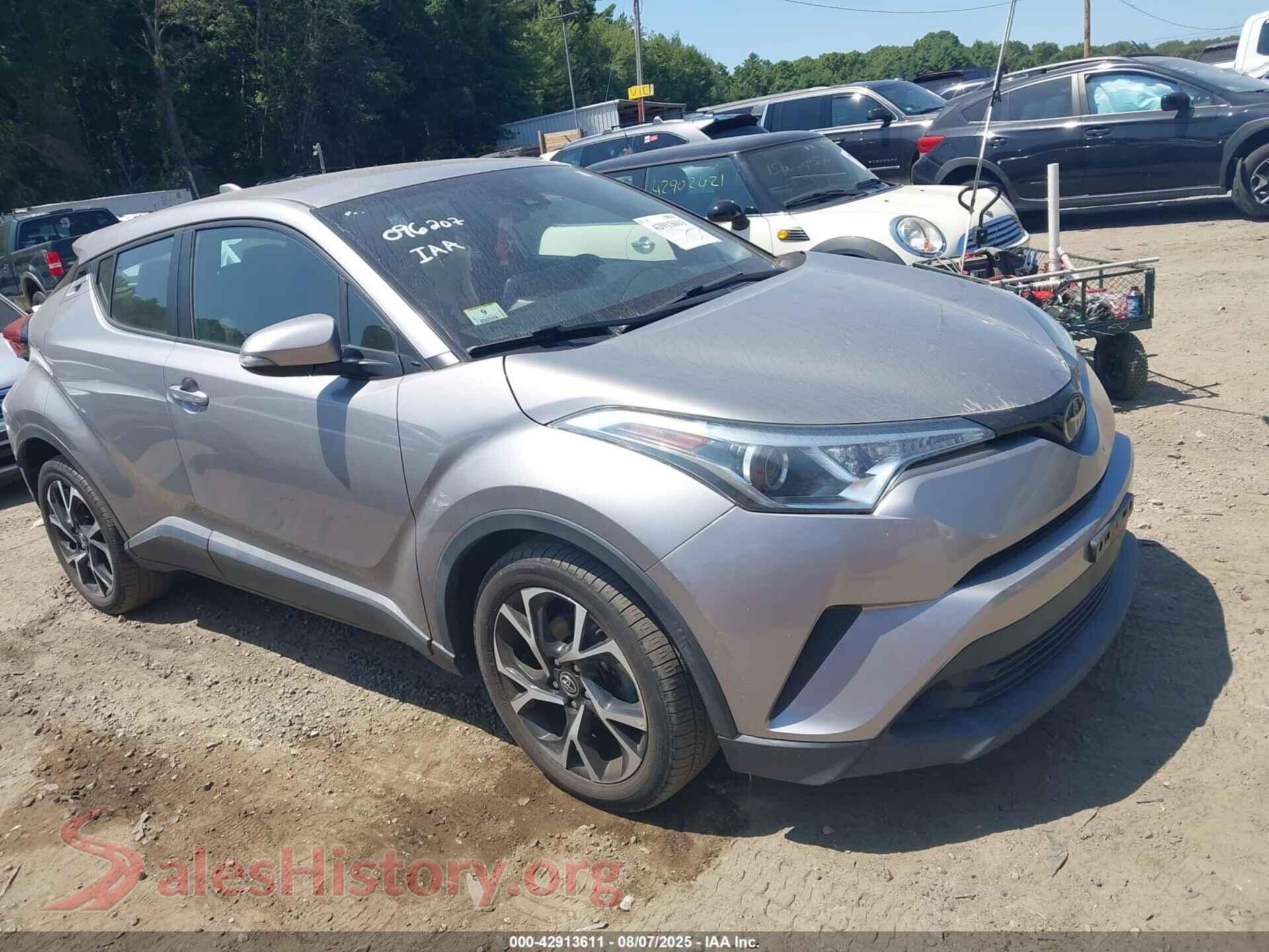 2019 TOYOTA C-HR — VIN NMTKHMBX3KR096207