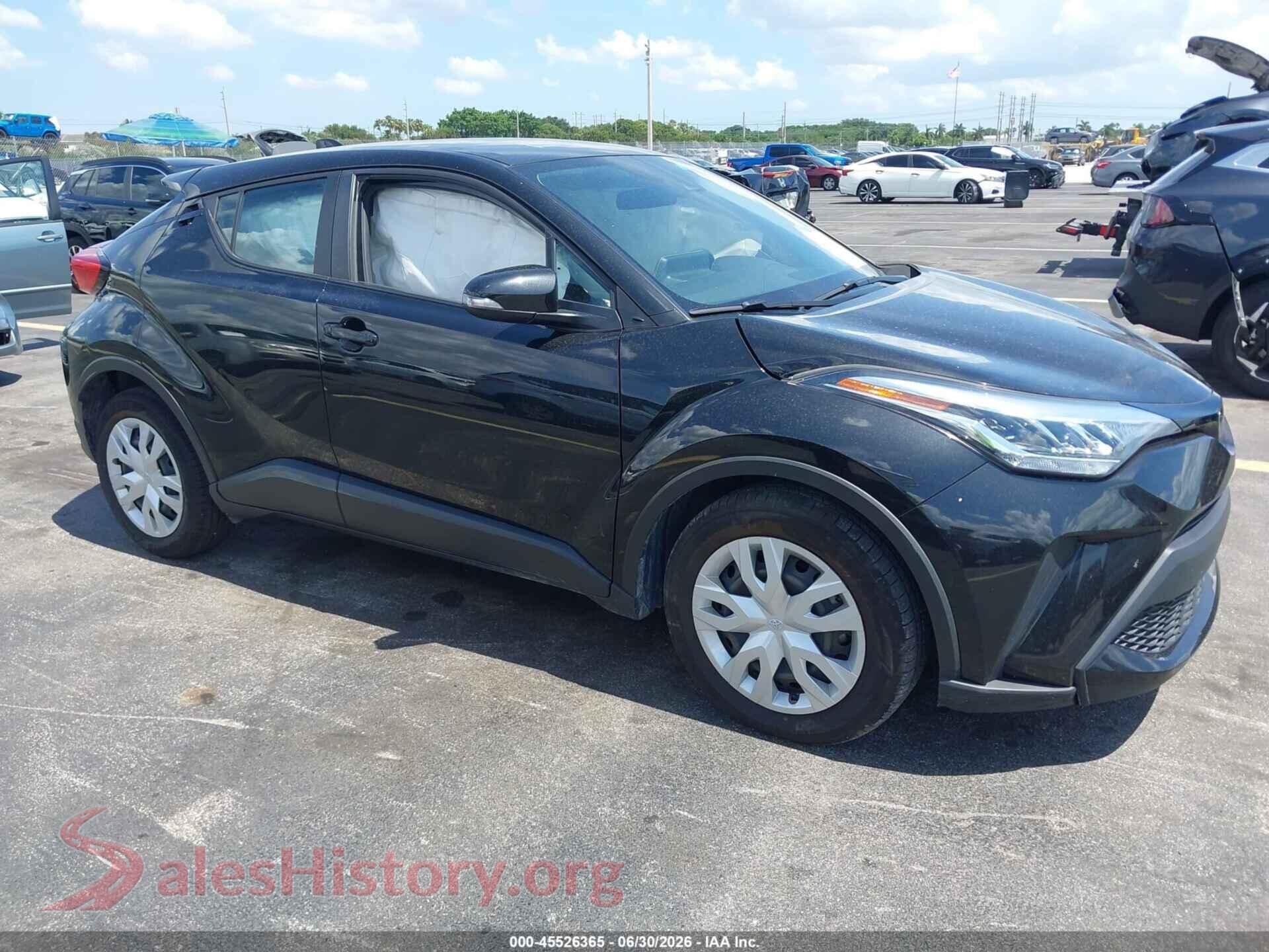 2021 TOYOTA C-HR — VIN NMTKHMBX3MR131993