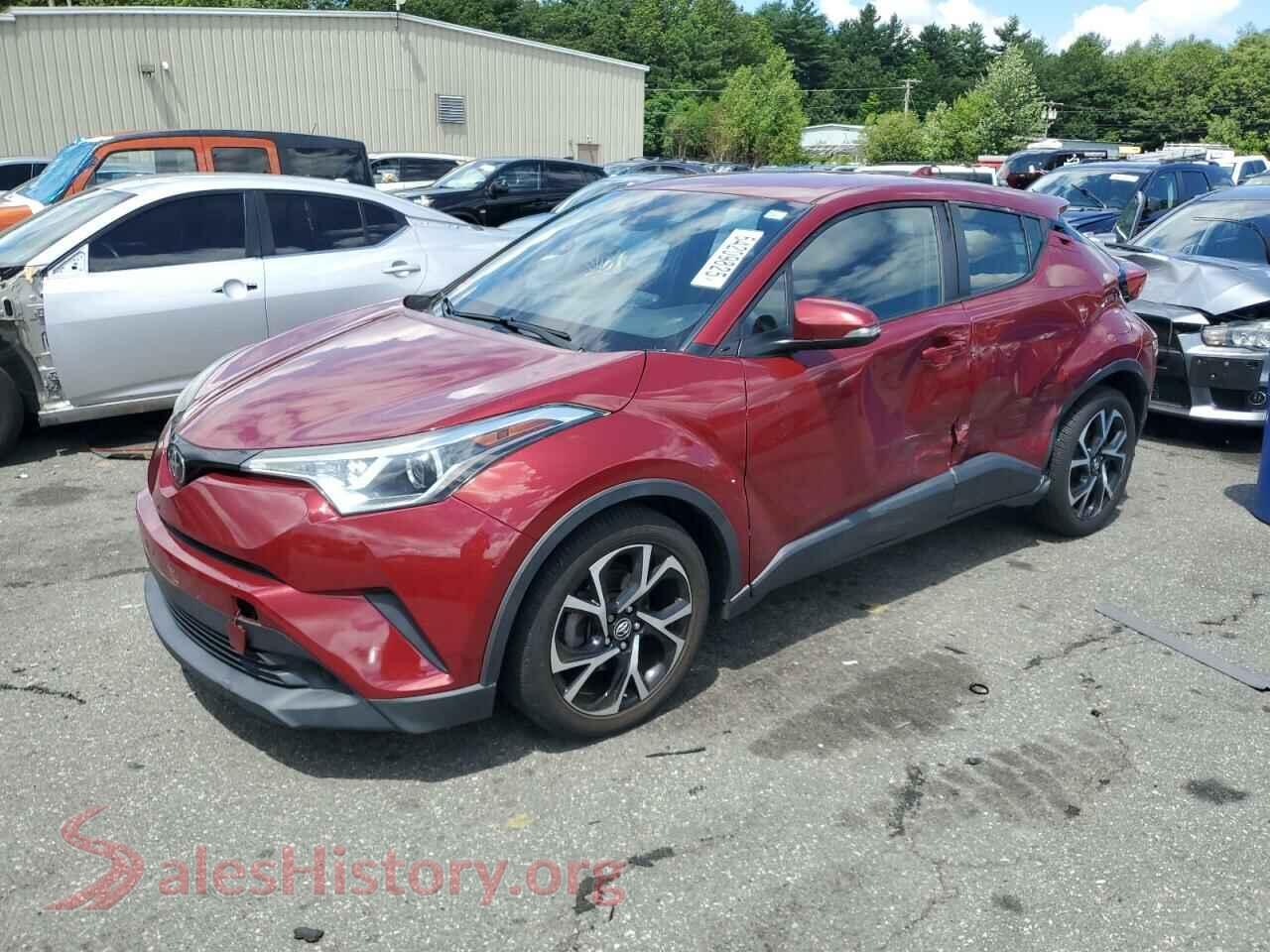 2018 TOYOTA C-HR — VIN NMTKHMBX4JR012488