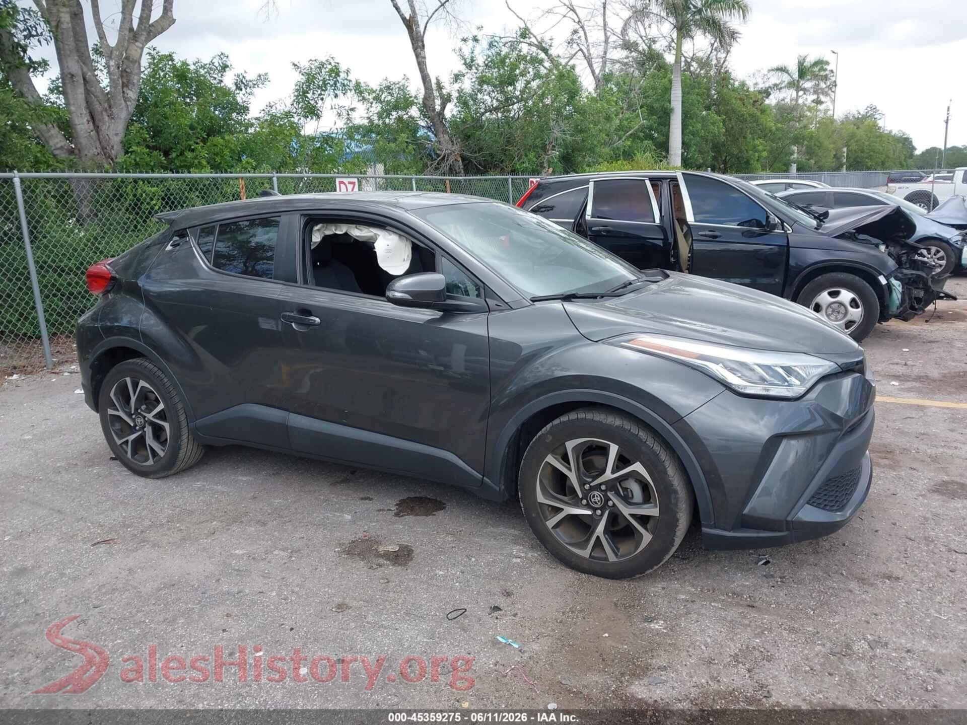 2022 TOYOTA C-HR — VIN NMTKHMBX4NR146097