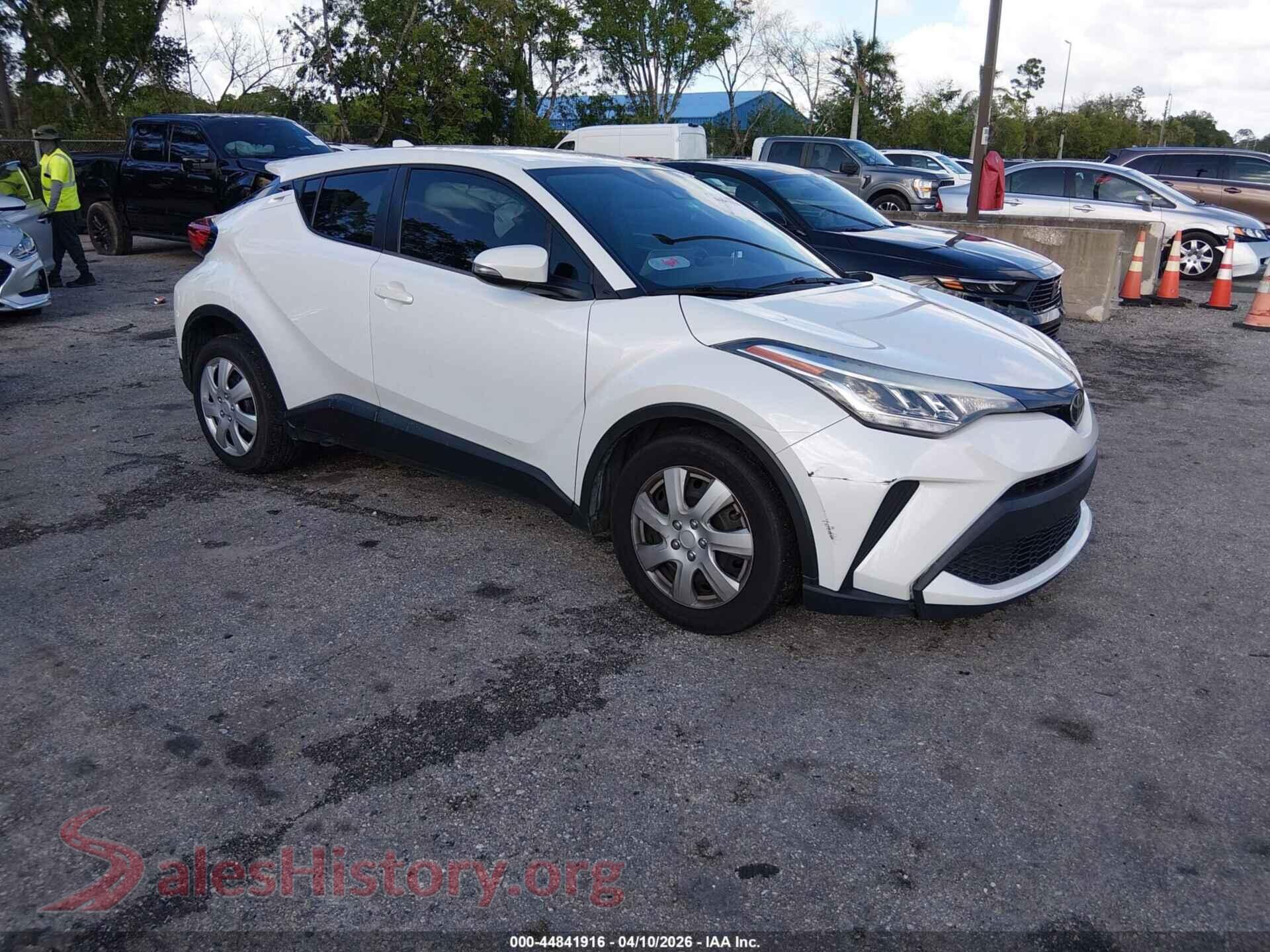 2021 TOYOTA C-HR — VIN NMTKHMBX5MR124821