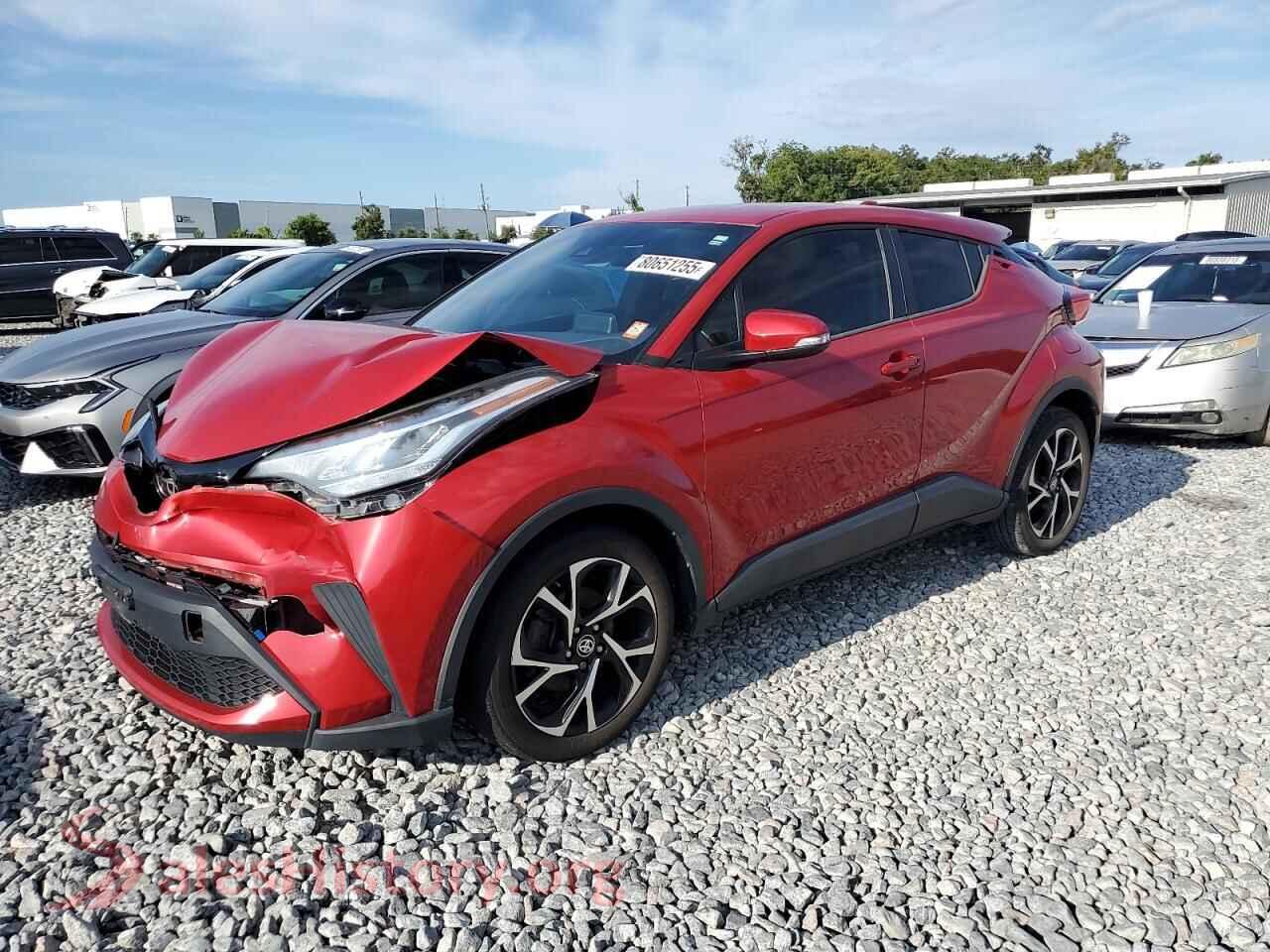 2021 TOYOTA C-HR — VIN NMTKHMBX7MR120446