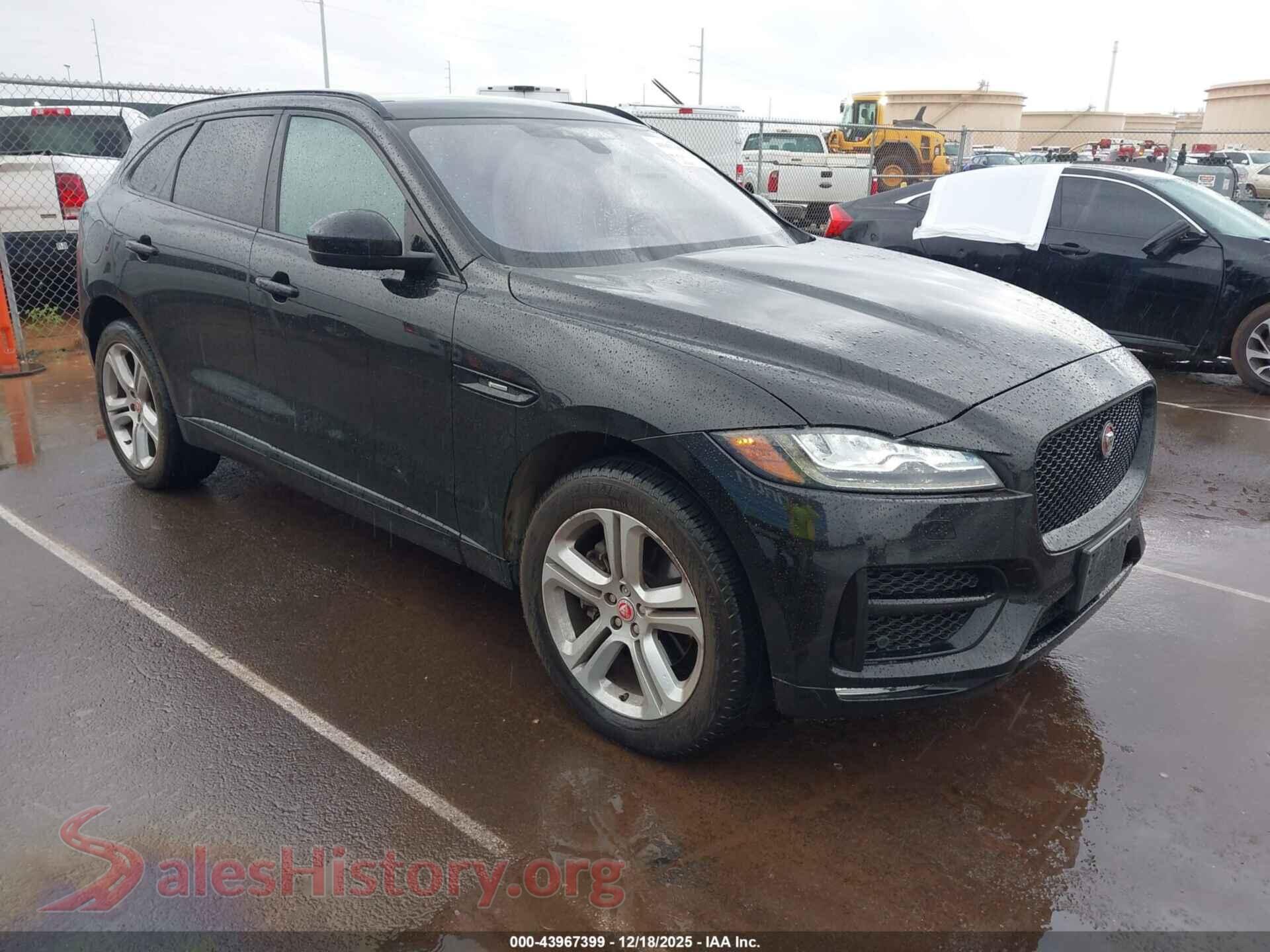 2018 JAGUAR F-PACE — VIN SADCL2EVXJA246610