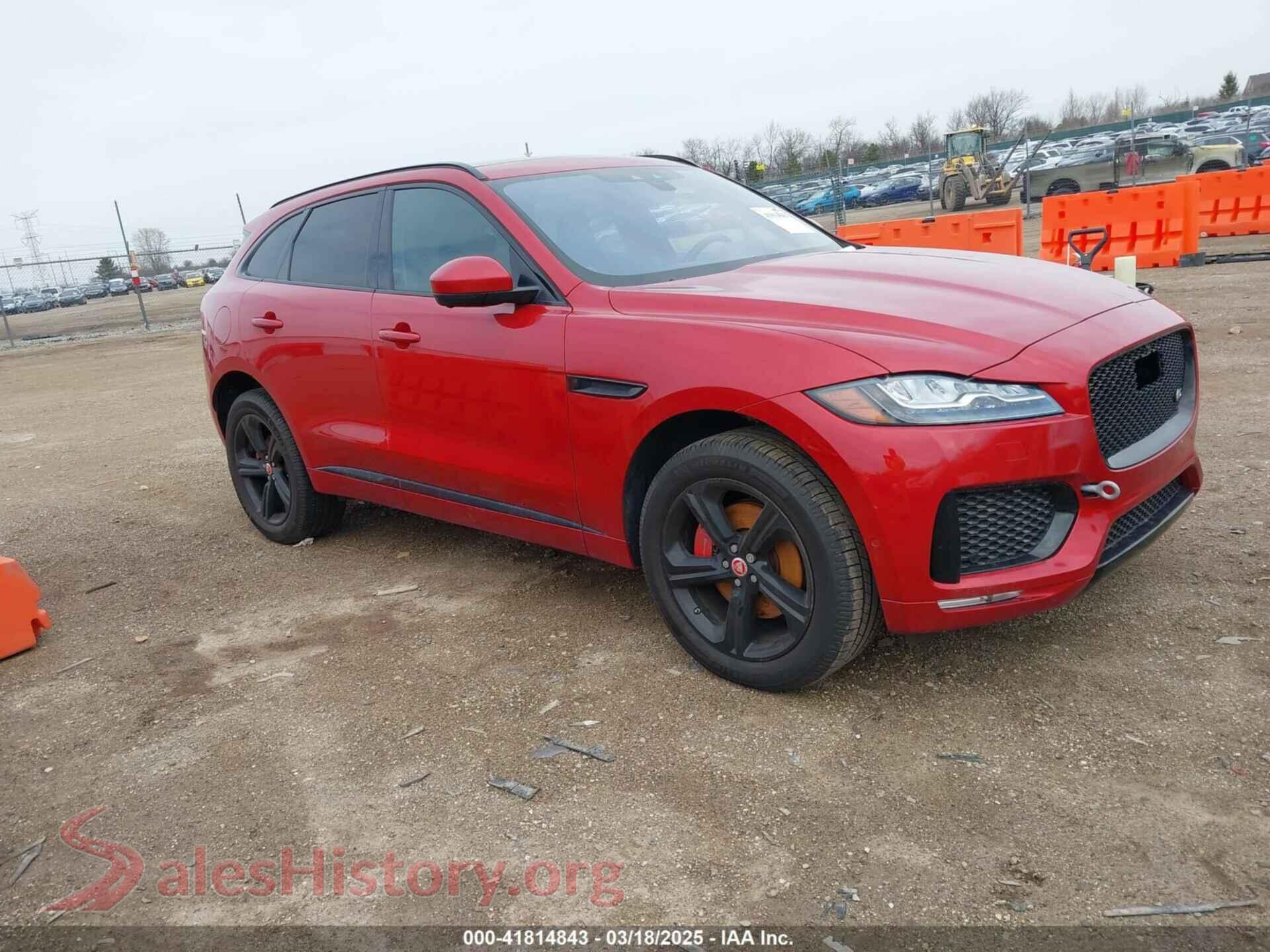 2019 JAGUAR F-PACE — VIN SADCM2FV7KA363378