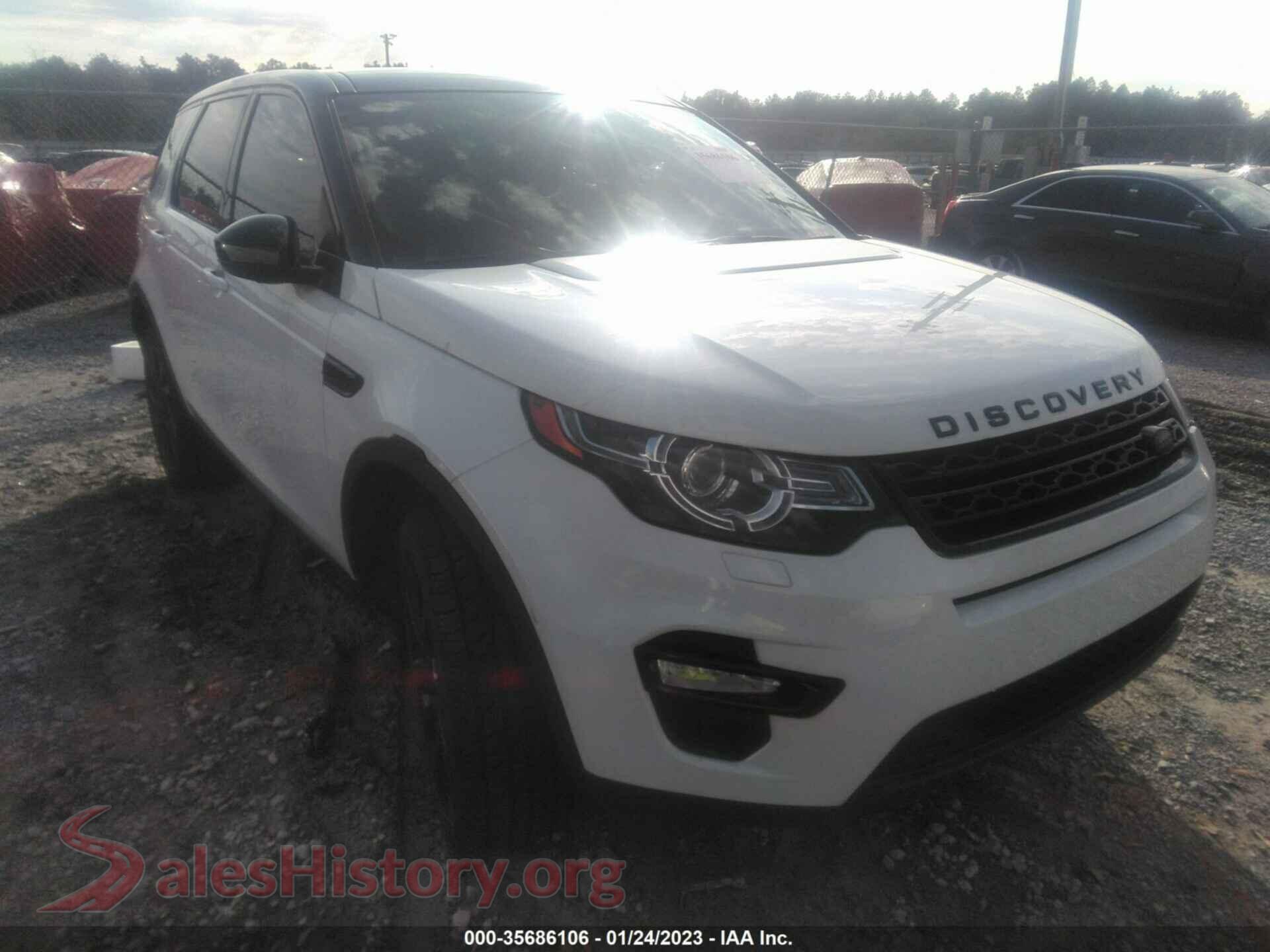 2016 LAND ROVER DISCOVERY SPORT — VIN SALCT2BG4GH566757