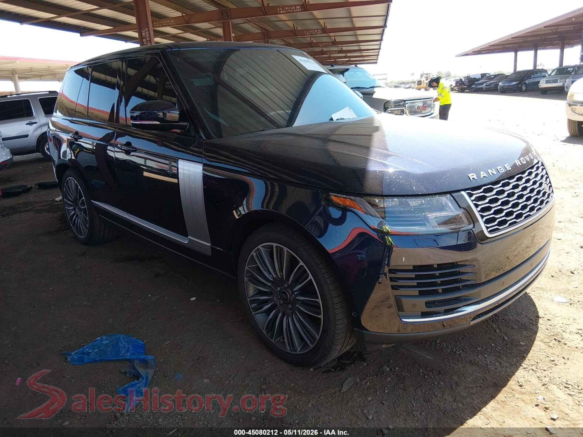 2021 LAND ROVER RANGE ROVER — VIN SALGS2RU2MA438389