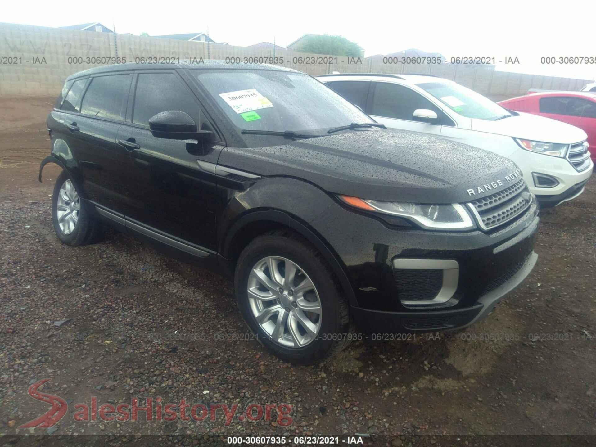2016 LAND ROVER RANGE ROVER EVOQUE — VIN SALVP2BG1GH143907