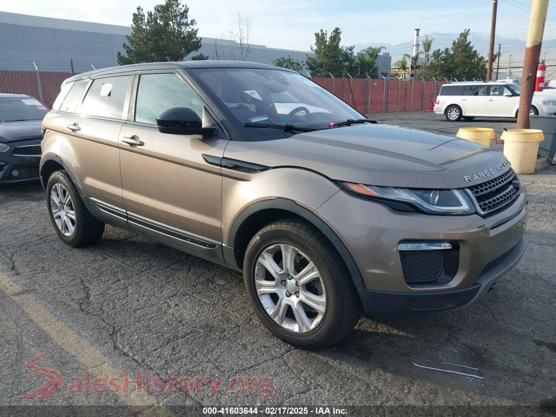 2017 LAND ROVER RANGE ROVER EVOQUE — VIN SALVP2BG1HH237058