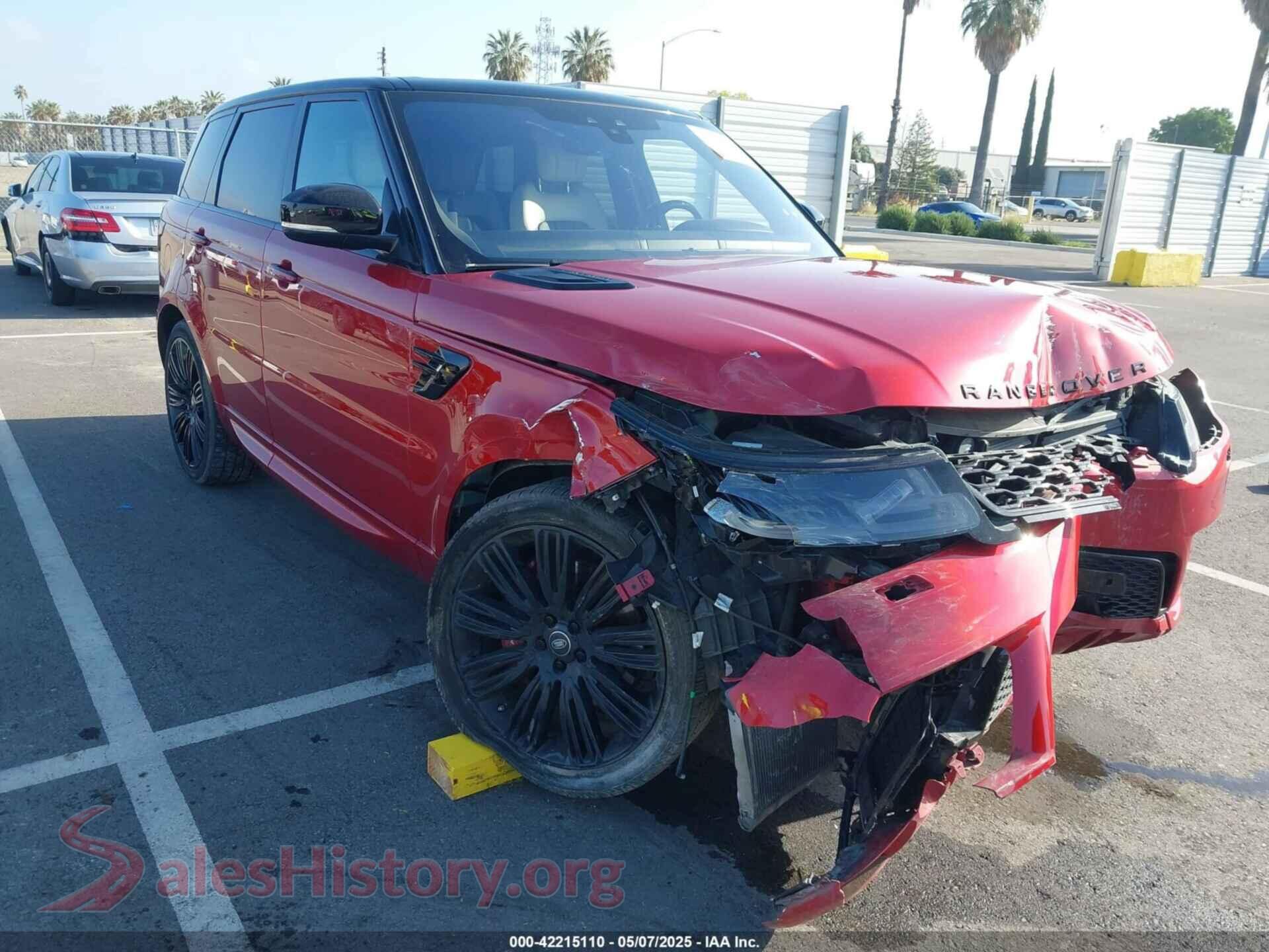 2018 LAND ROVER RANGE ROVER SPORT — VIN SALWV2SV9JA812661