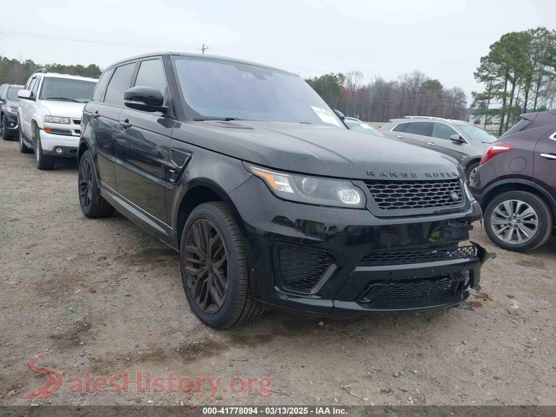 2016 LAND ROVER RANGE ROVER SPORT — VIN SALWZ2EF9GA599891