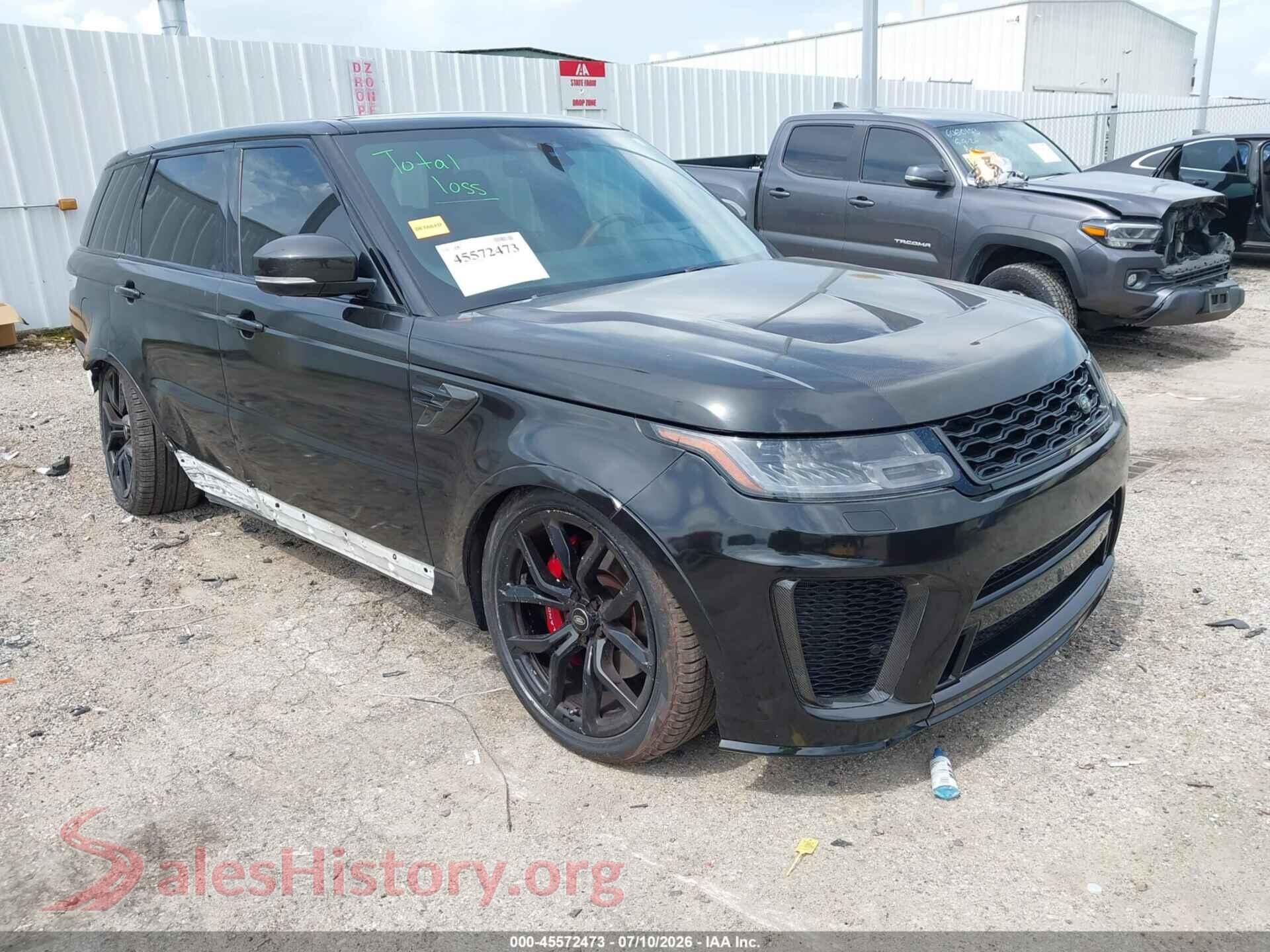 2020 LAND ROVER RANGE ROVER SPORT — VIN SALWZ2RE5LA740208