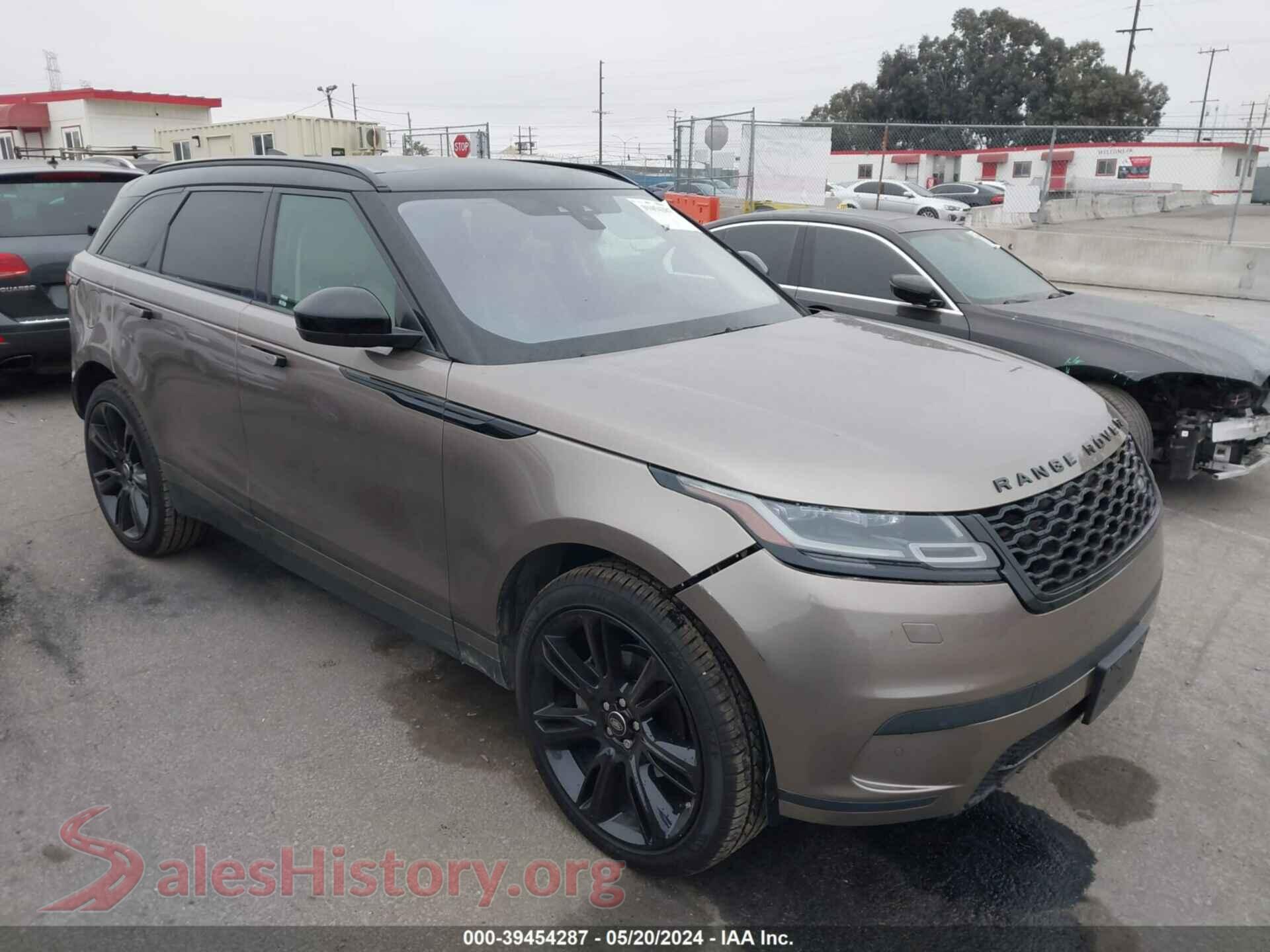 2019 LAND ROVER RANGE ROVER VELAR — VIN SALYB2ENXKA790720