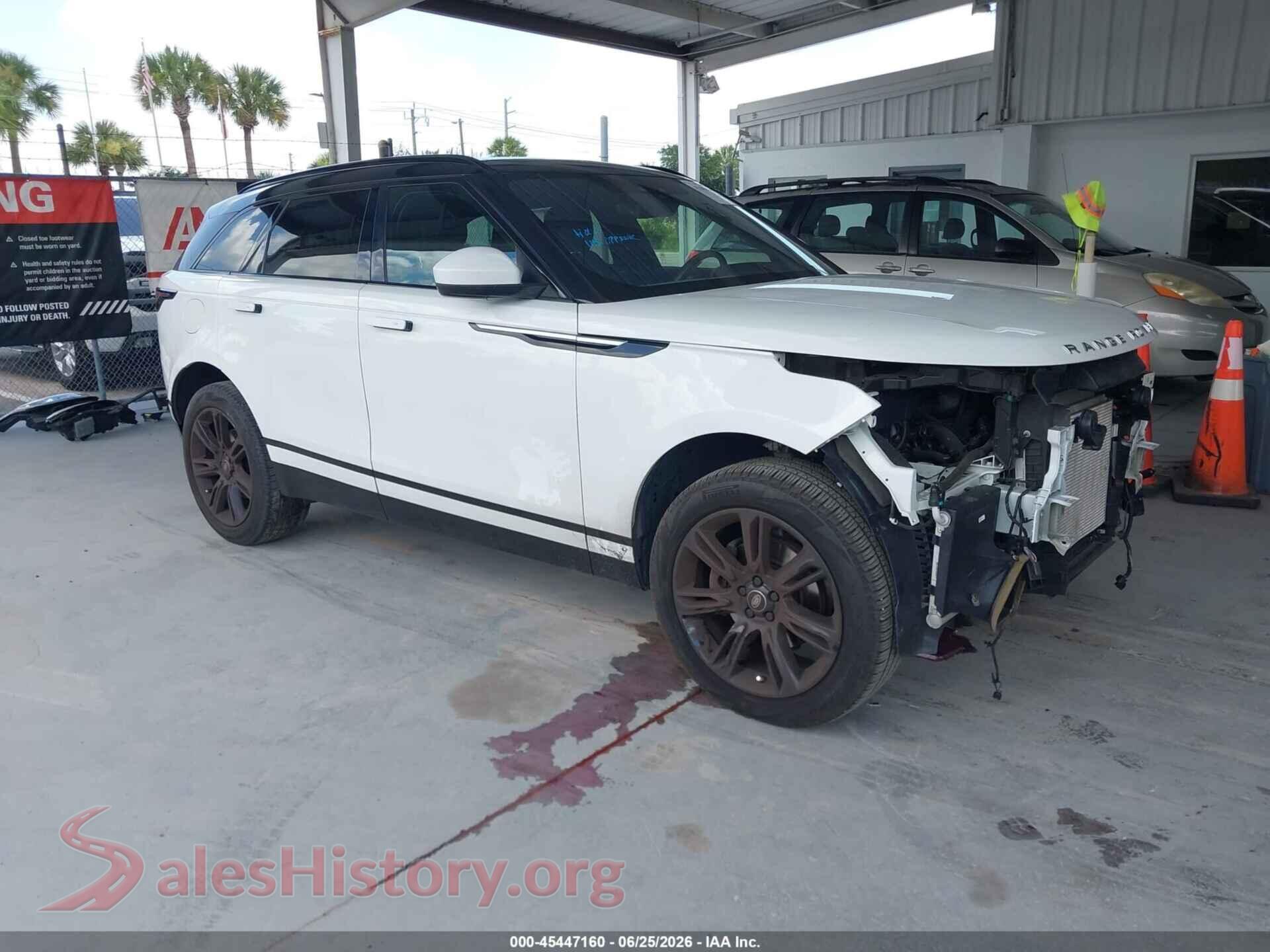 2020 LAND ROVER RANGE ROVER VELAR — VIN SALYB2EX6LA286622