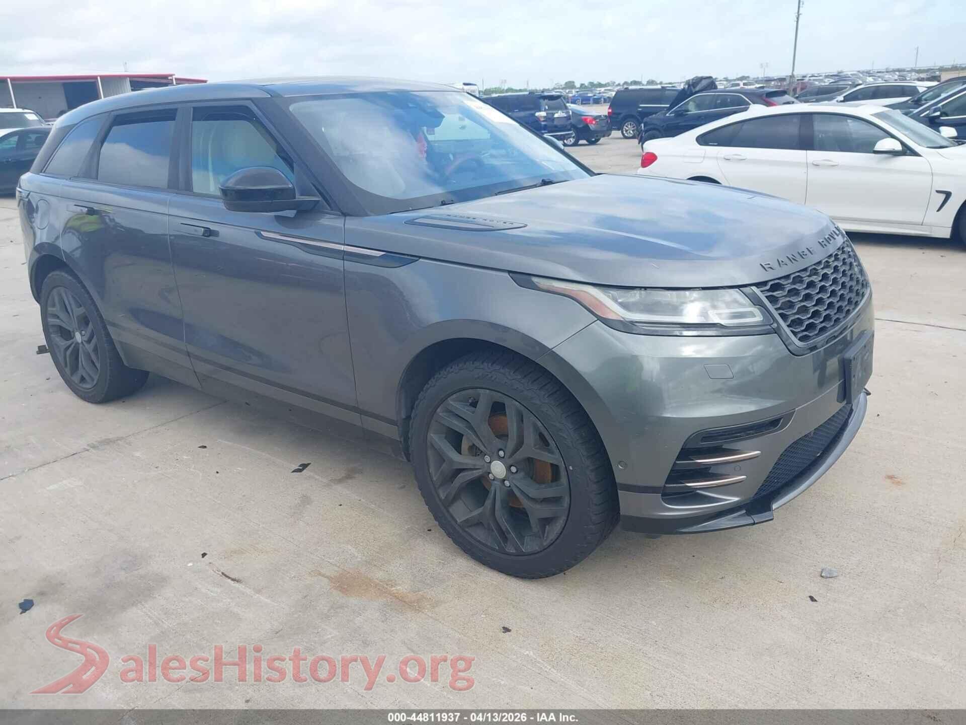 2019 LAND ROVER RANGE ROVER VELAR — VIN SALYL2EX0KA228033