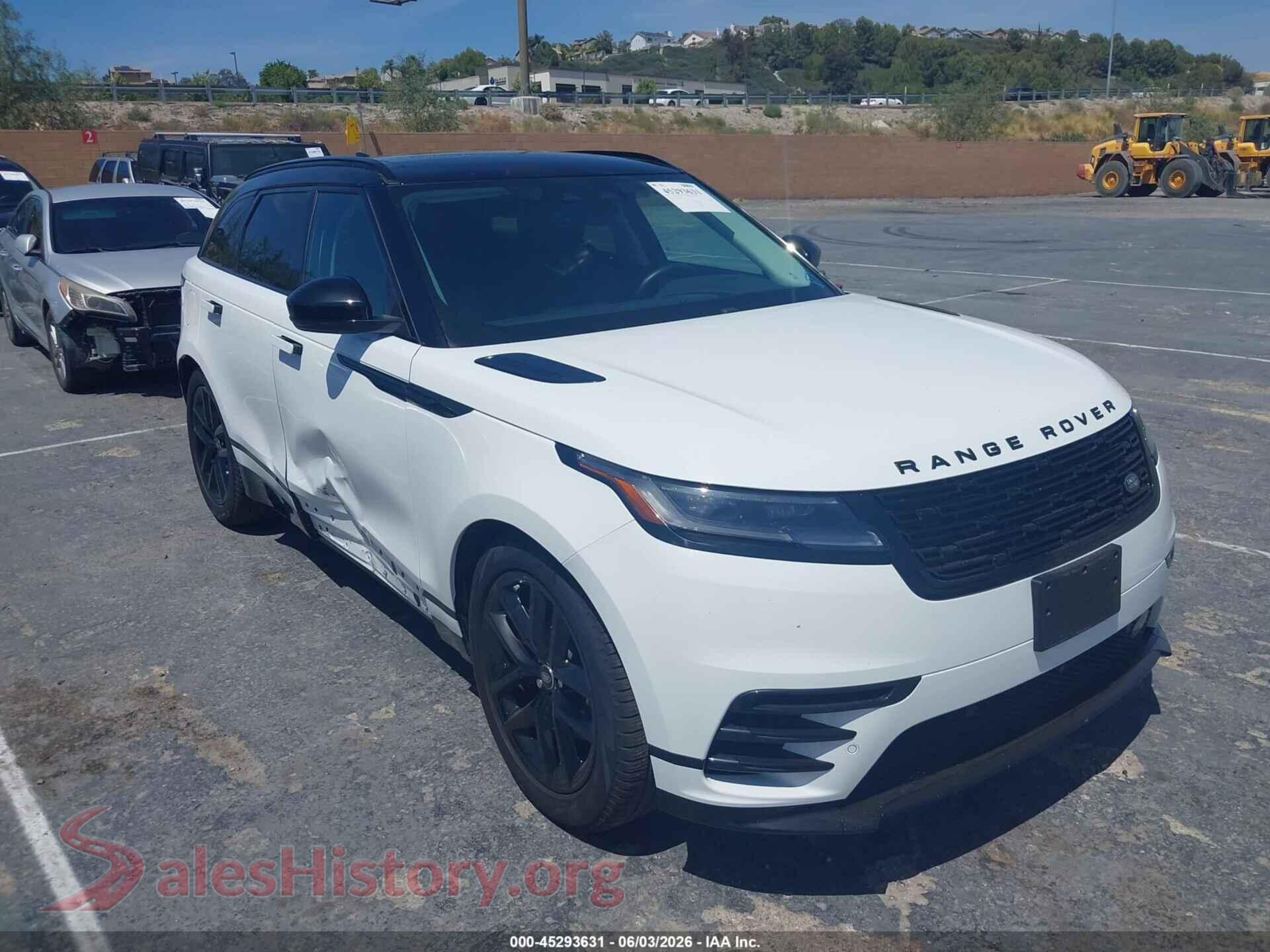 2025 LAND ROVER RANGE ROVER VELAR — VIN SALYL2EX4SA808014
