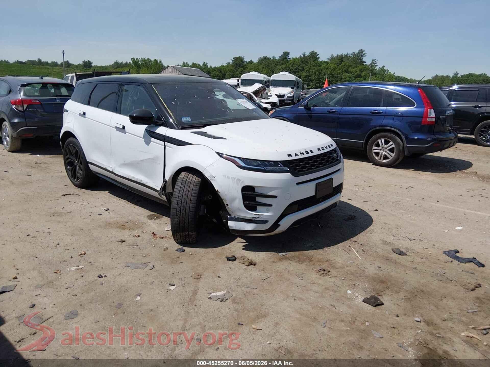 2021 LAND ROVER RANGE ROVER EVOQUE — VIN SALZT2FX7MH129979