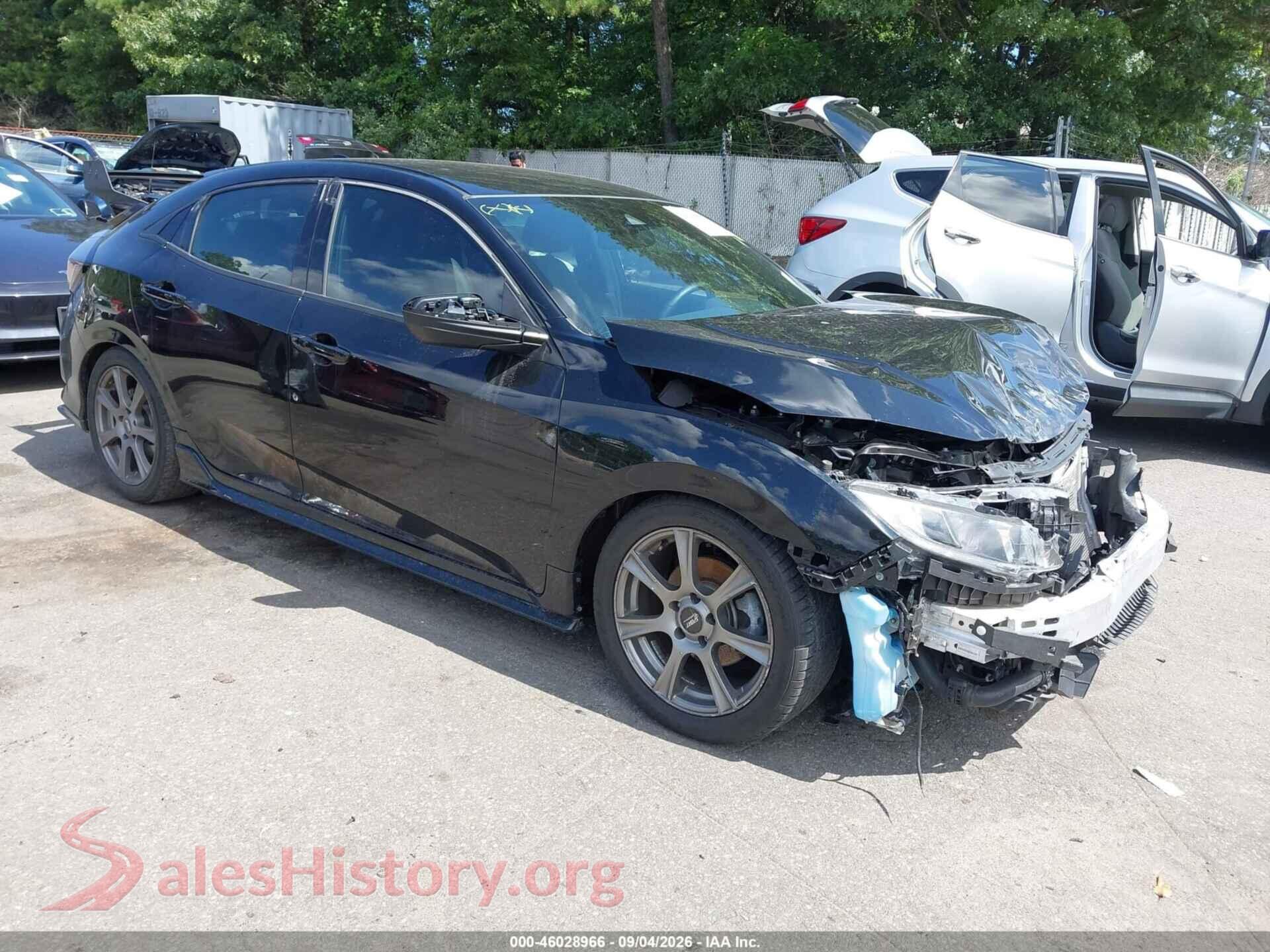 2021 HONDA CIVIC — VIN SHHFK7H43MU422130