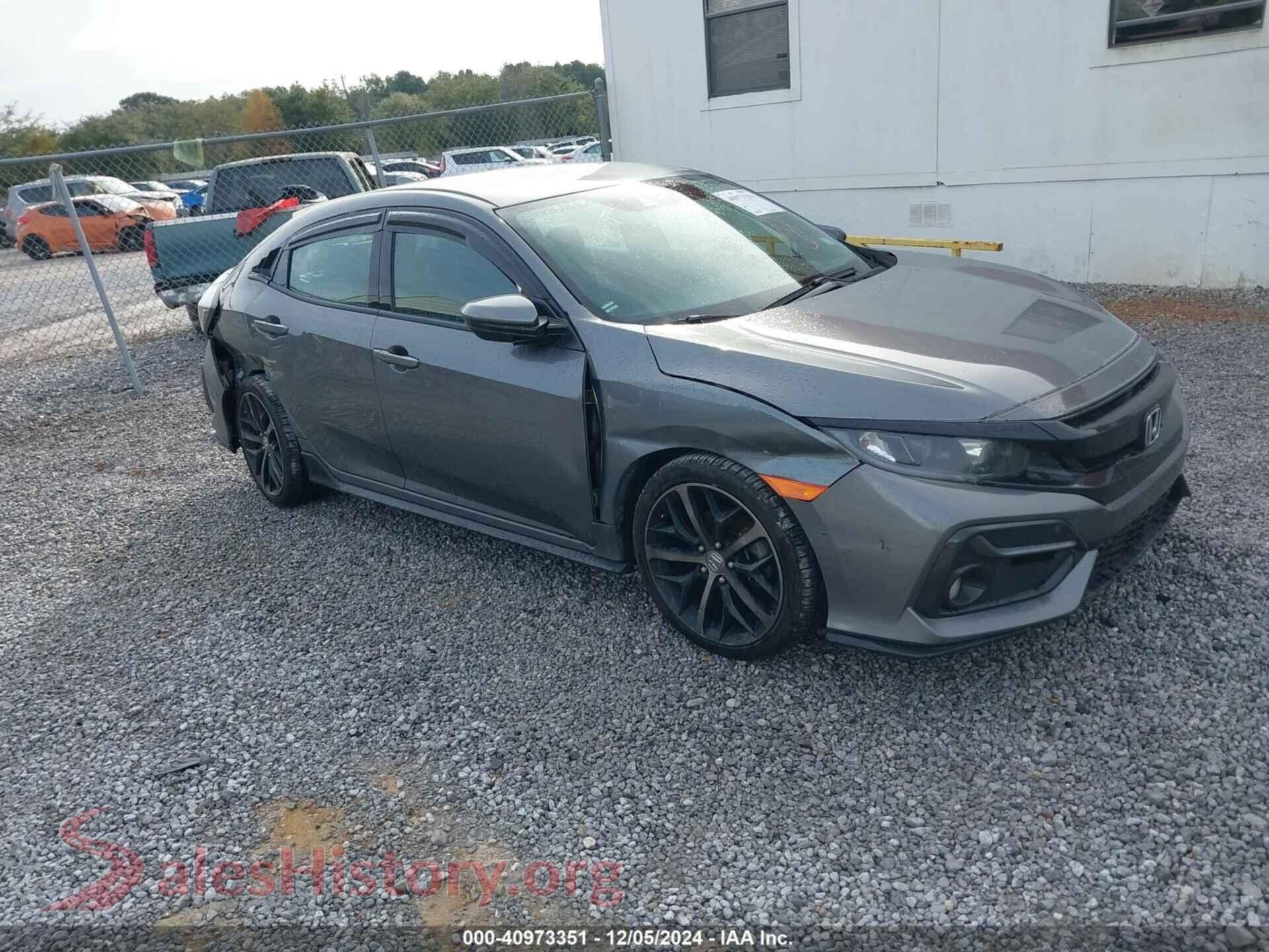 2021 HONDA CIVIC — VIN SHHFK7H47MU226532