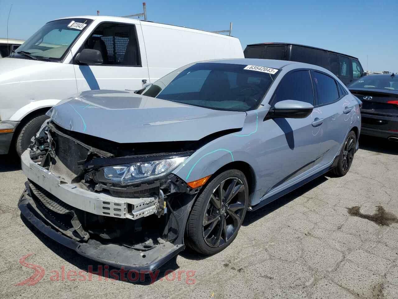 2017 HONDA CIVIC — VIN SHHFK7H48HU410447