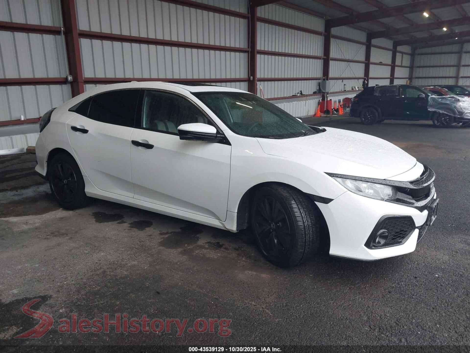 2017 HONDA CIVIC — VIN SHHFK7H65HU412612