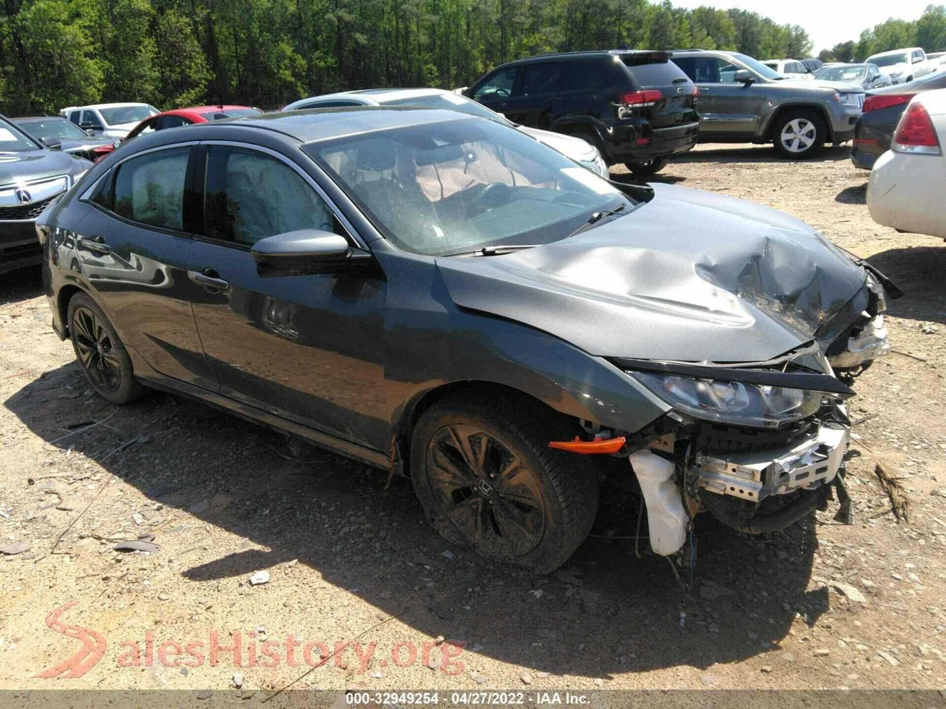 2019 HONDA CIVIC HATCHBACK — VIN SHHFK7H69KU414998