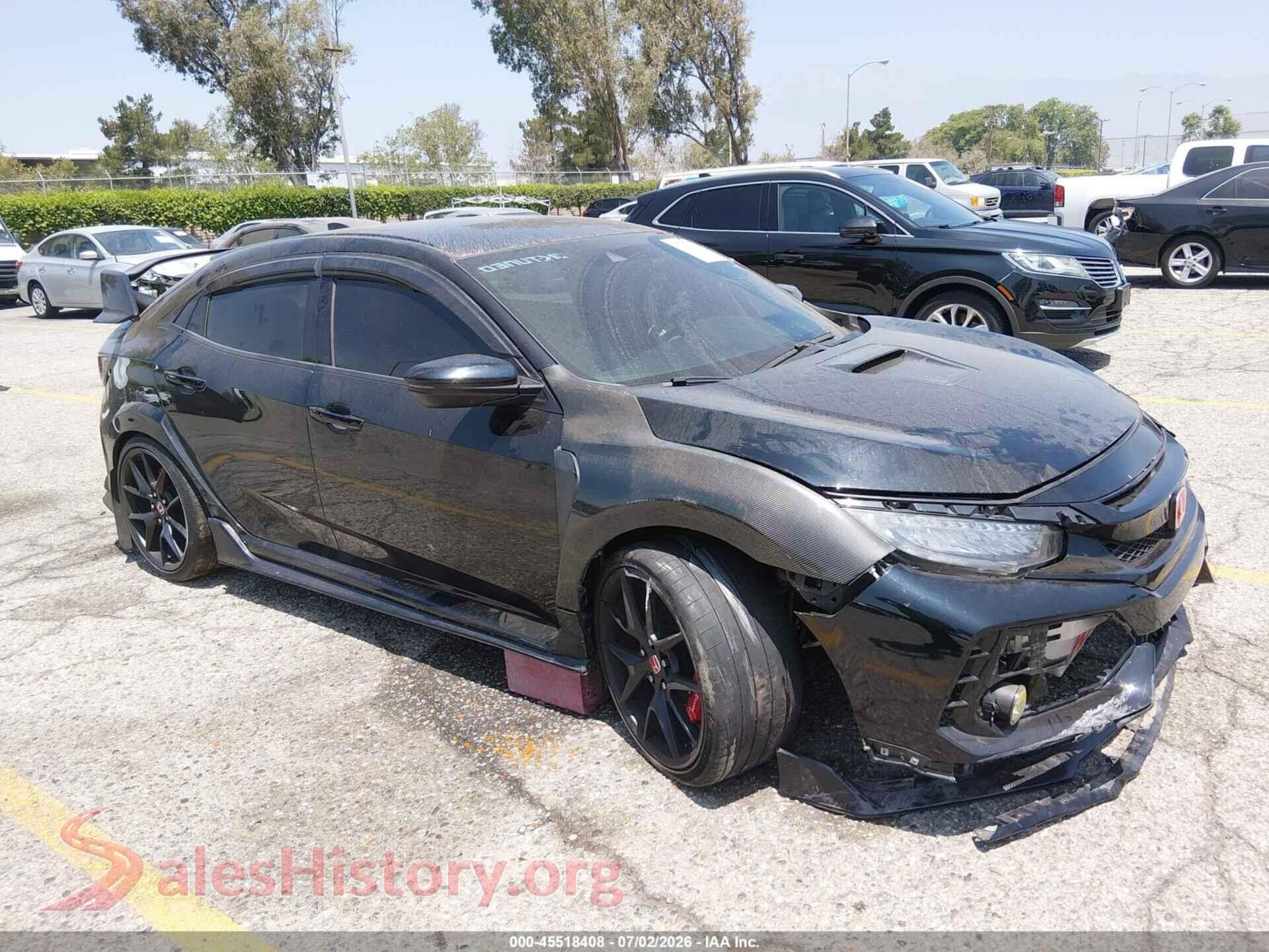 2021 HONDA CIVIC TYPE R — VIN SHHFK8G73MU200138