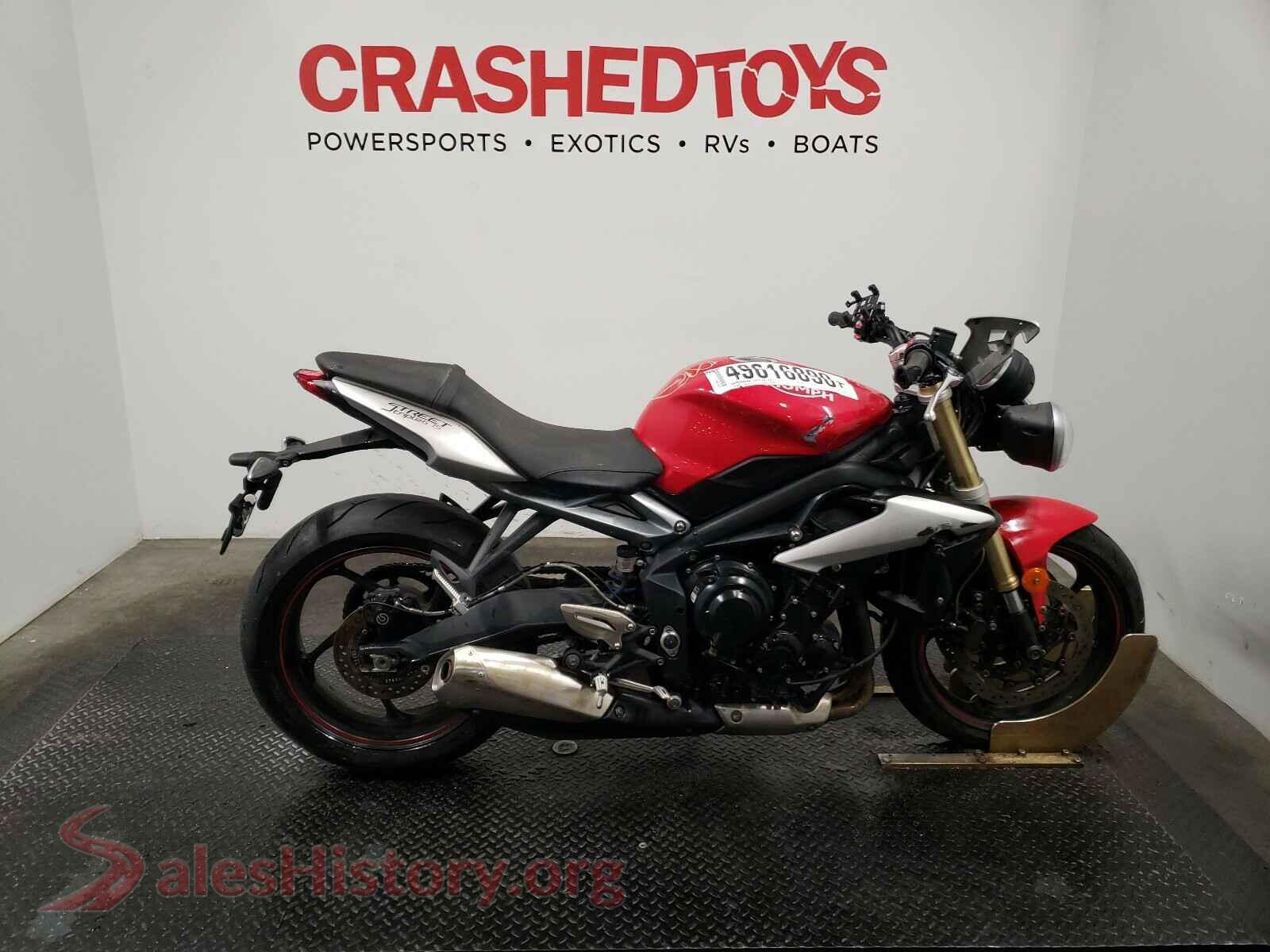 2016 TRIUMPH MOTORCYCLE STREET — VIN SMTL02NE9GT727774