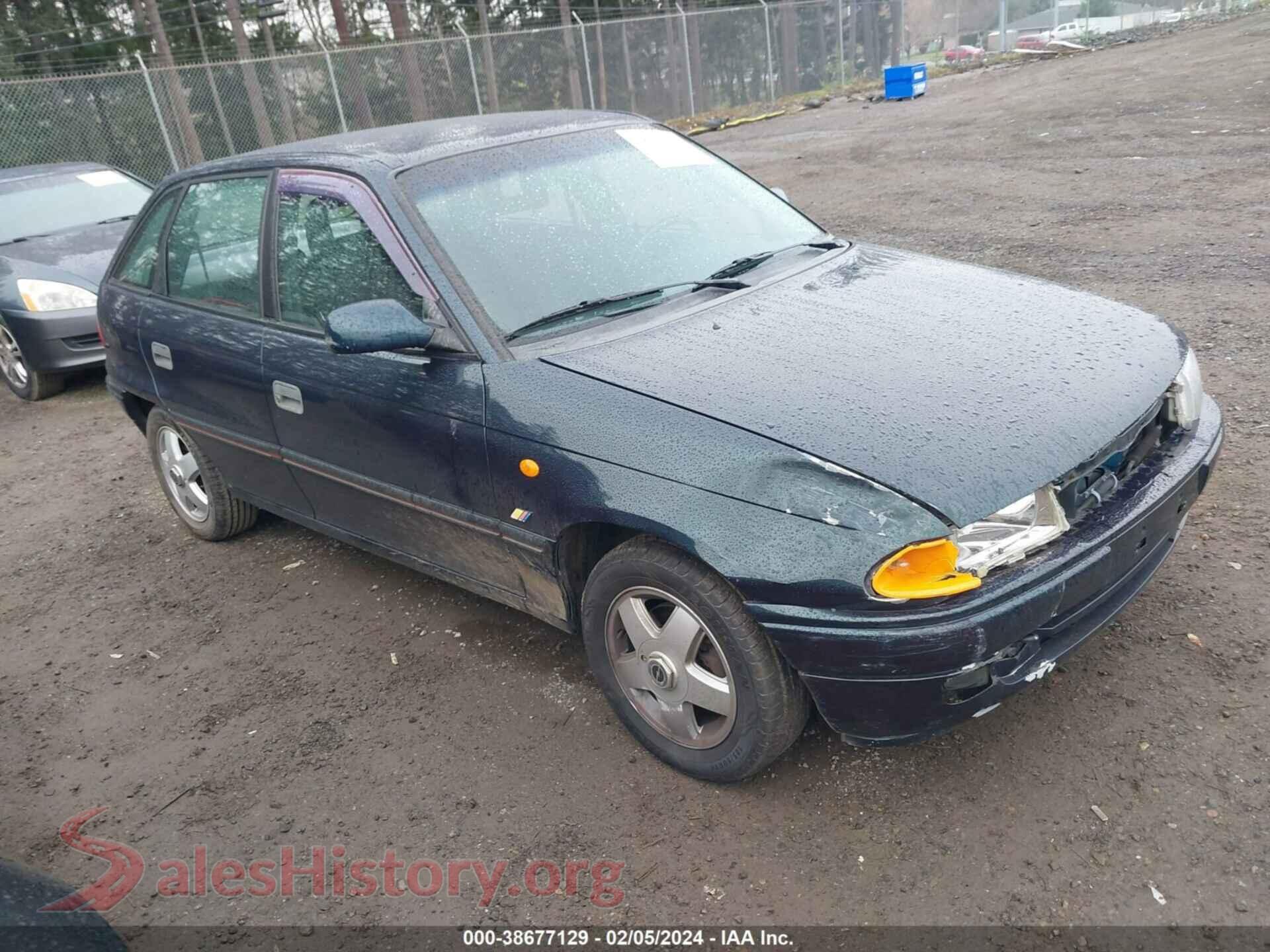1993 OPEL ASTRA — VIN W0L000058R2514588