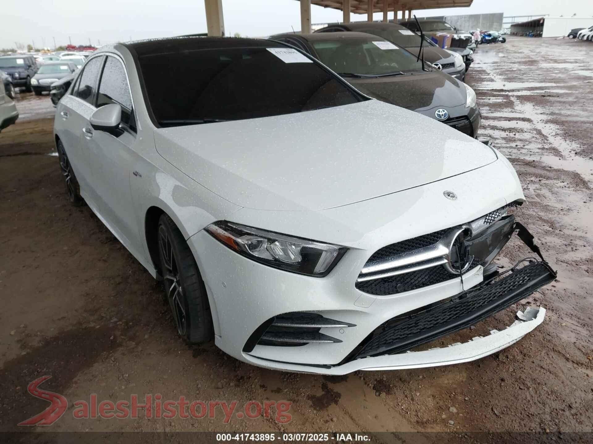 2021 MERCEDES-BENZ AMG A 35 — VIN W1K3G5BB9MJ321173