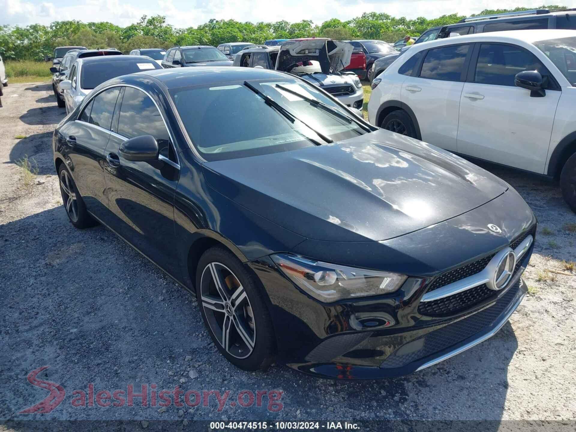 2020 MERCEDES-BENZ CLA 250 — VIN W1K5J4GB4LN102352