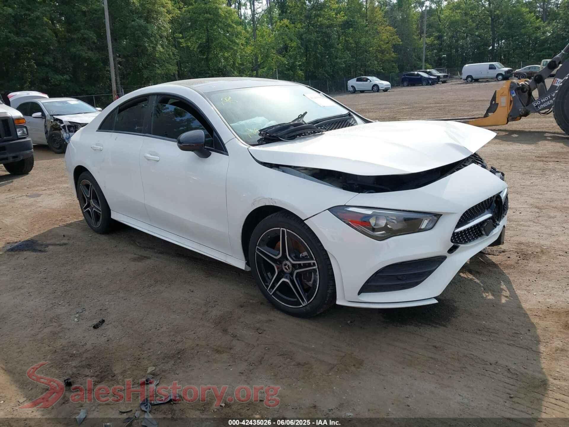 2020 MERCEDES-BENZ CLA 250 — VIN W1K5J4HB1LN122685