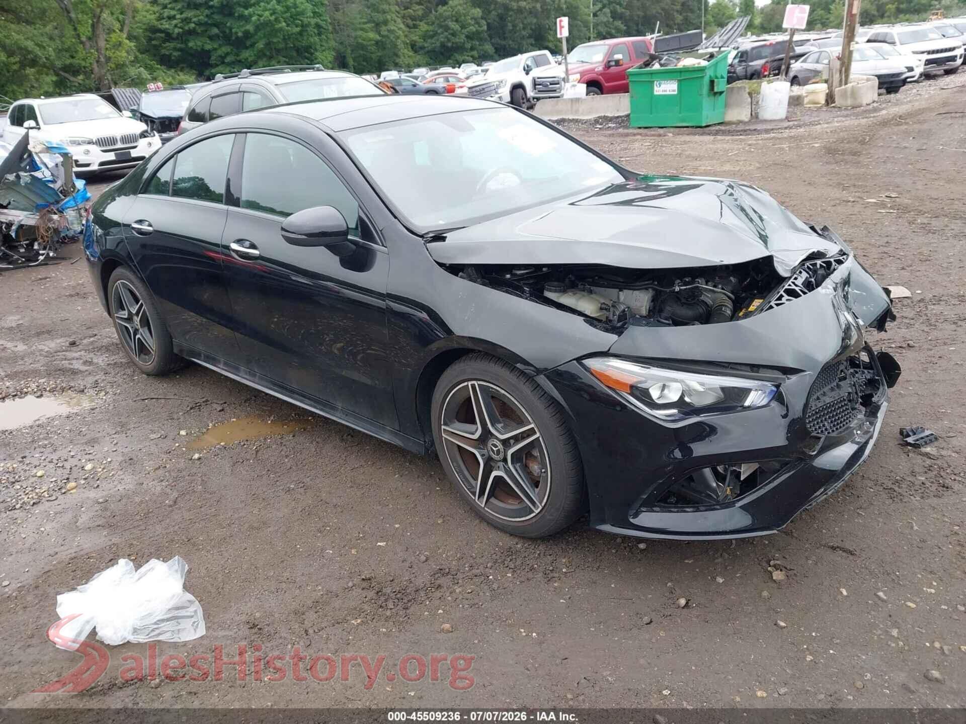 2023 MERCEDES-BENZ CLA 250 COUPE — VIN W1K5J4HB2PN392935
