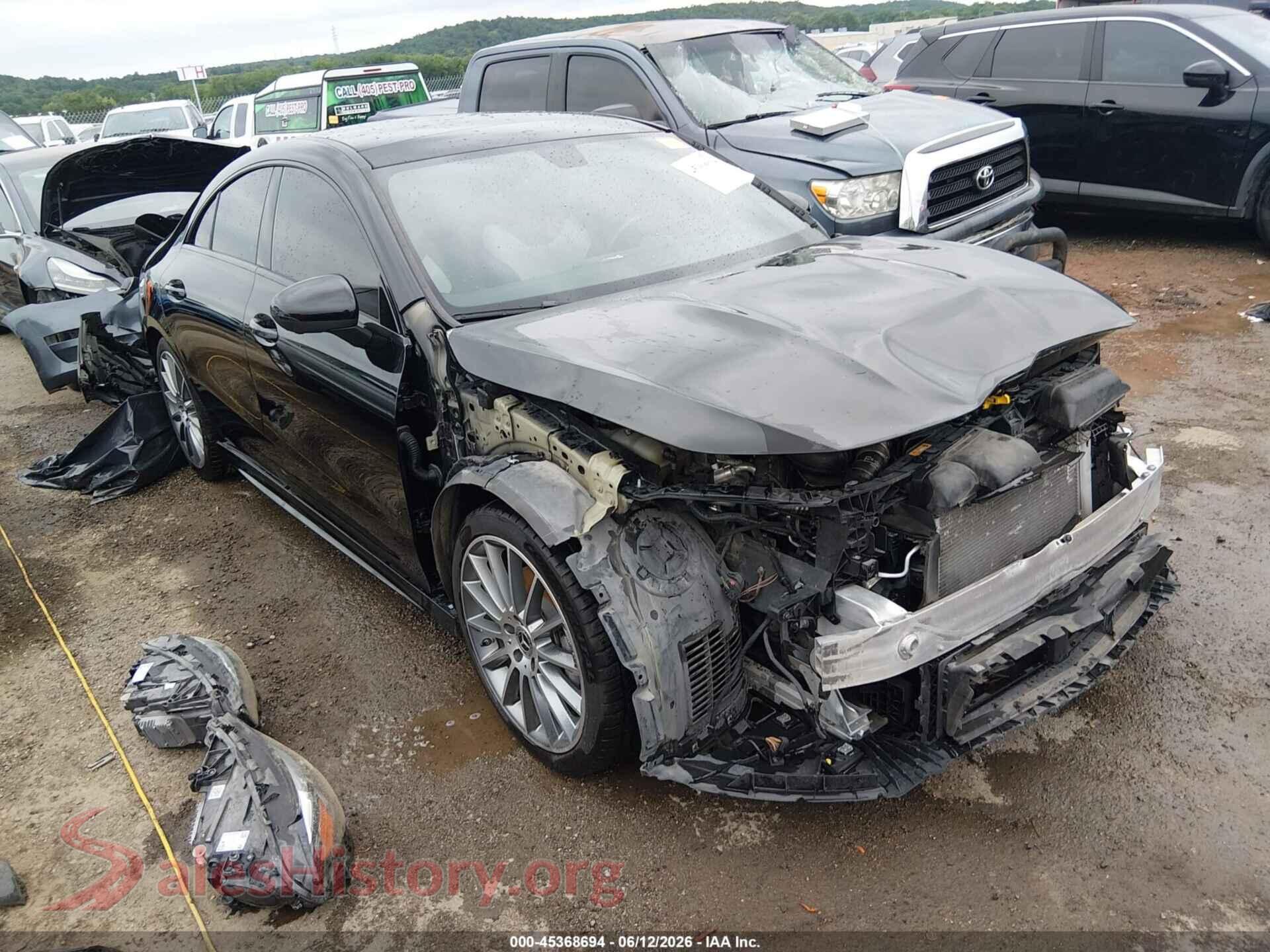 2021 MERCEDES-BENZ CLA 250 — VIN W1K5J4HB3MN187488