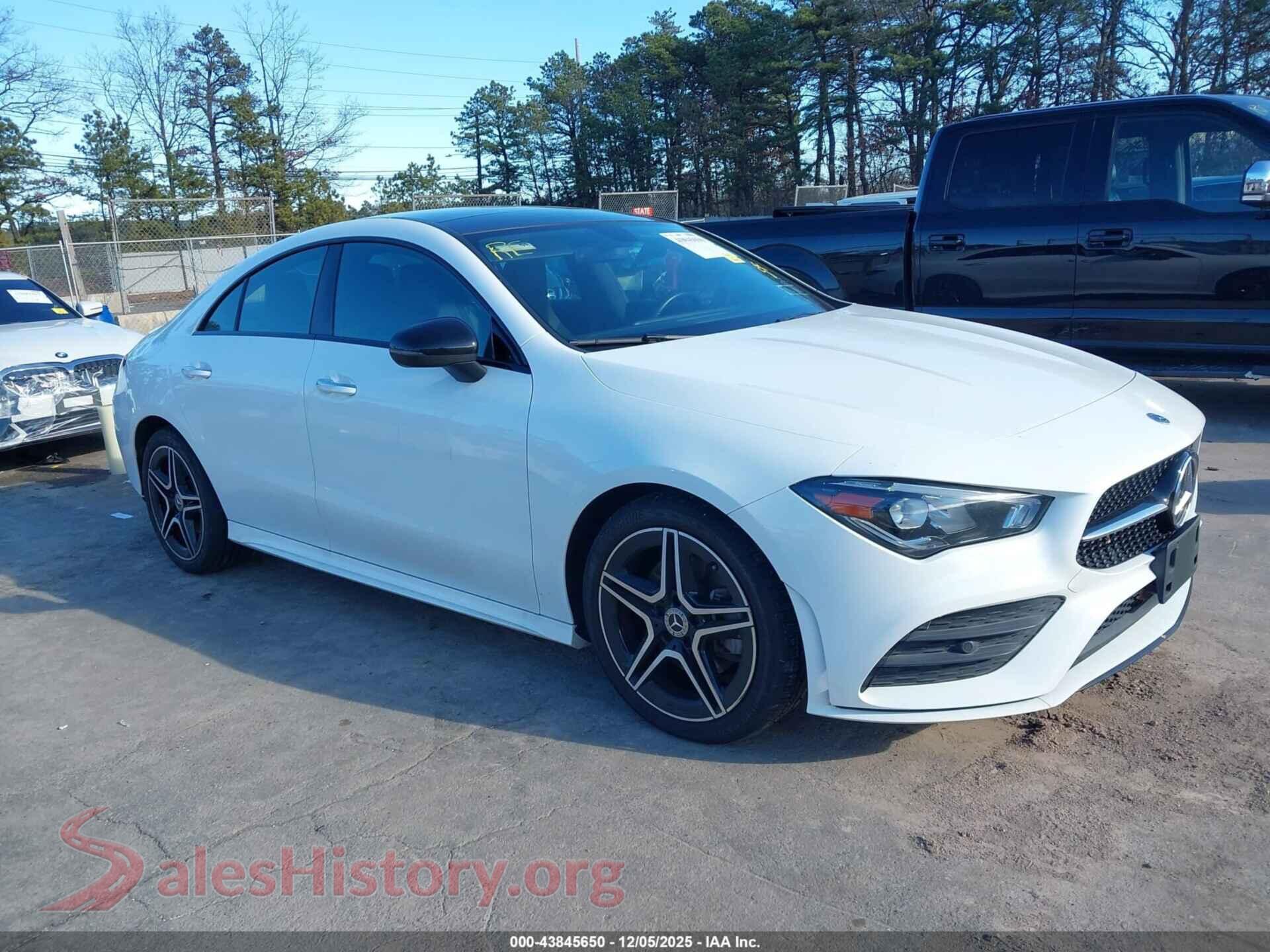 2021 MERCEDES-BENZ CLA 250 — VIN W1K5J4HB3MN192674