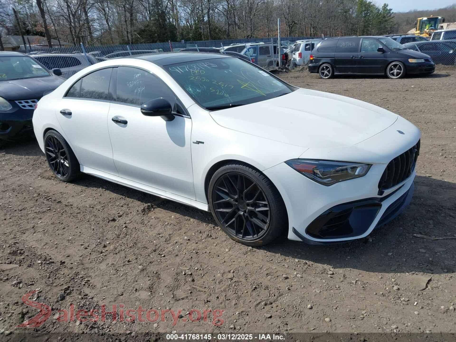 2022 MERCEDES-BENZ AMG CLA 45 — VIN W1K5J5DB3NN307853