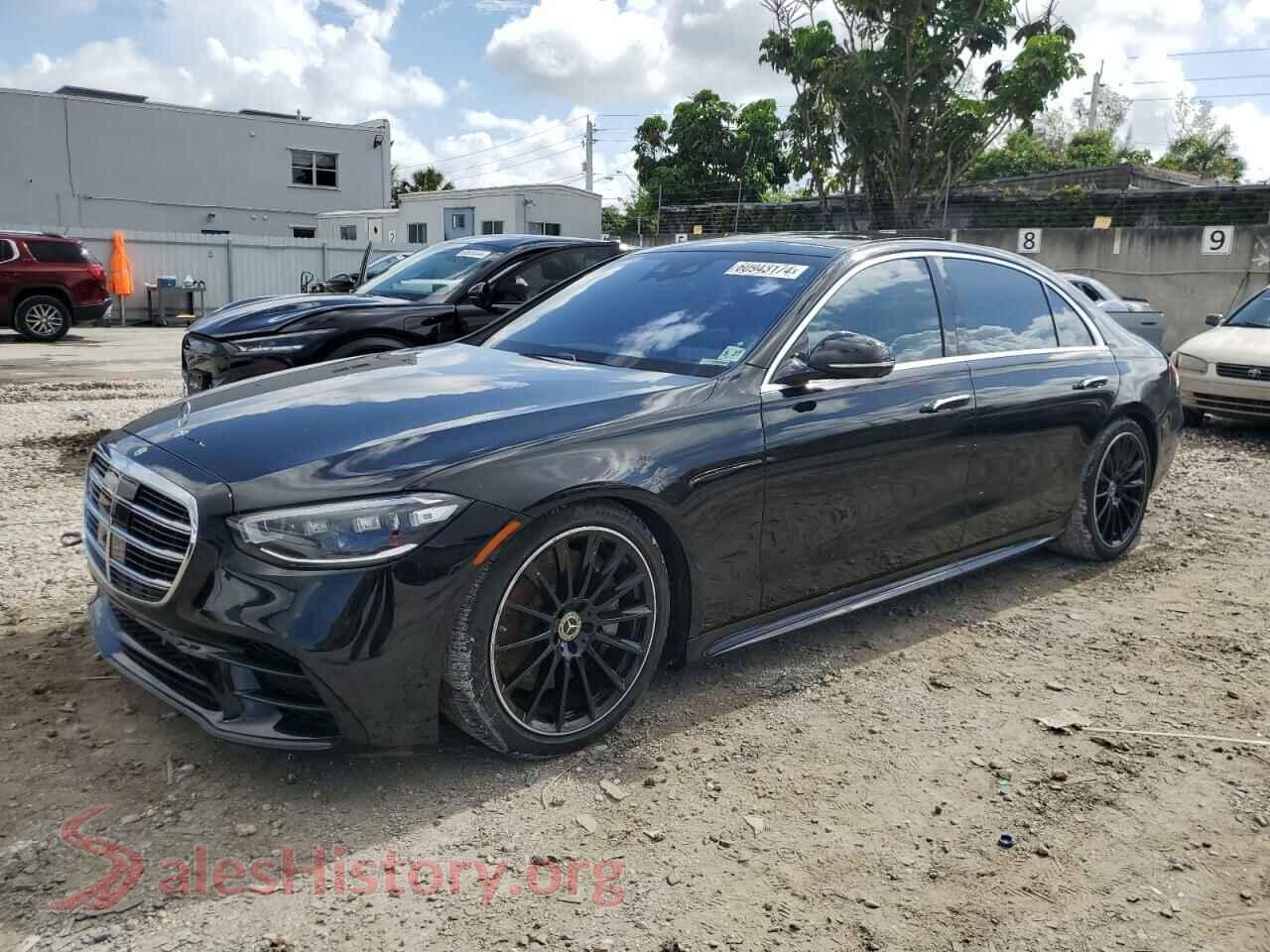 2022 MERCEDES-BENZ S-CLASS — VIN W1K6G7GB3NA132294