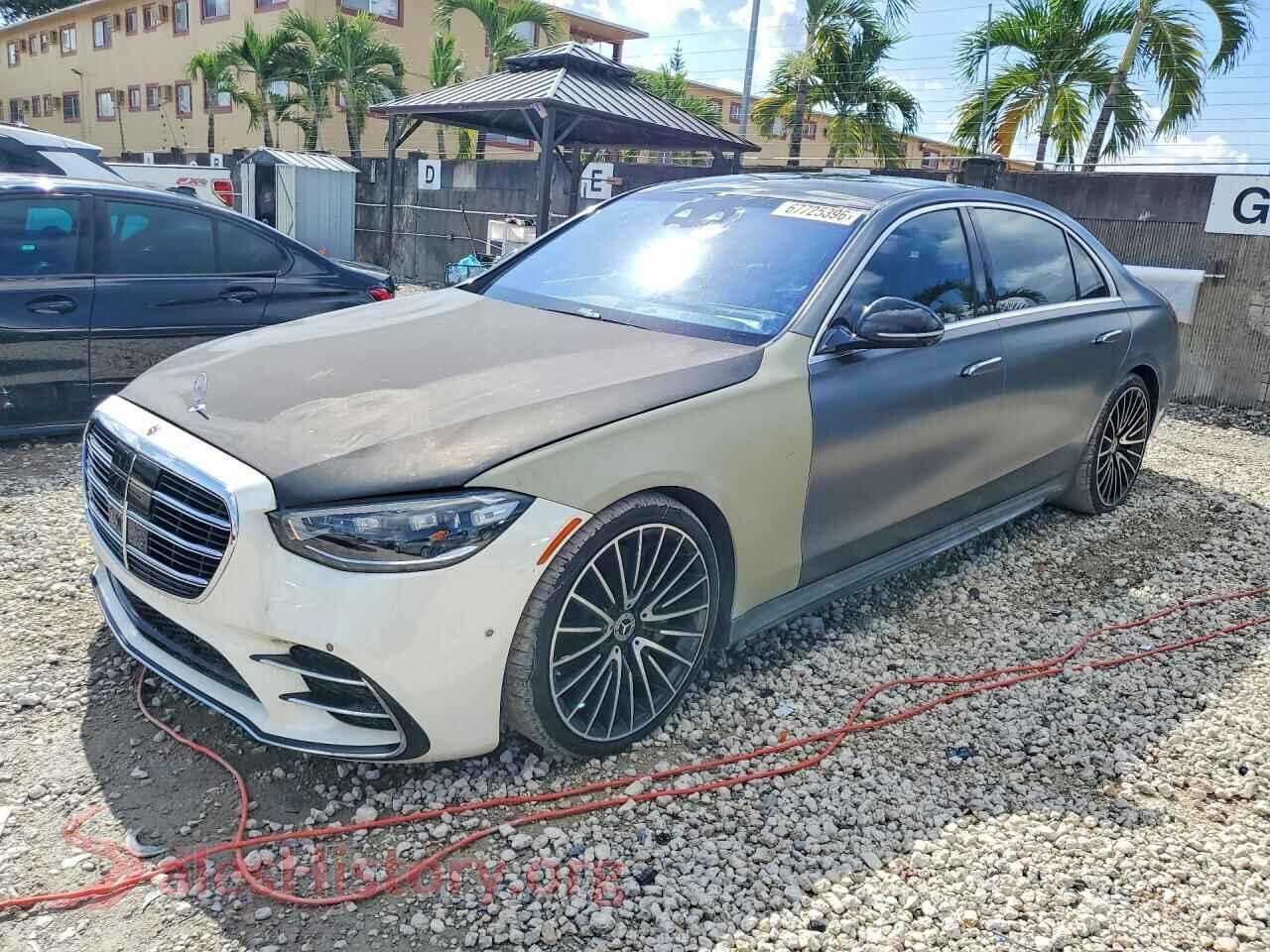 2022 MERCEDES-BENZ S-CLASS — VIN W1K6G7GB5NA105145