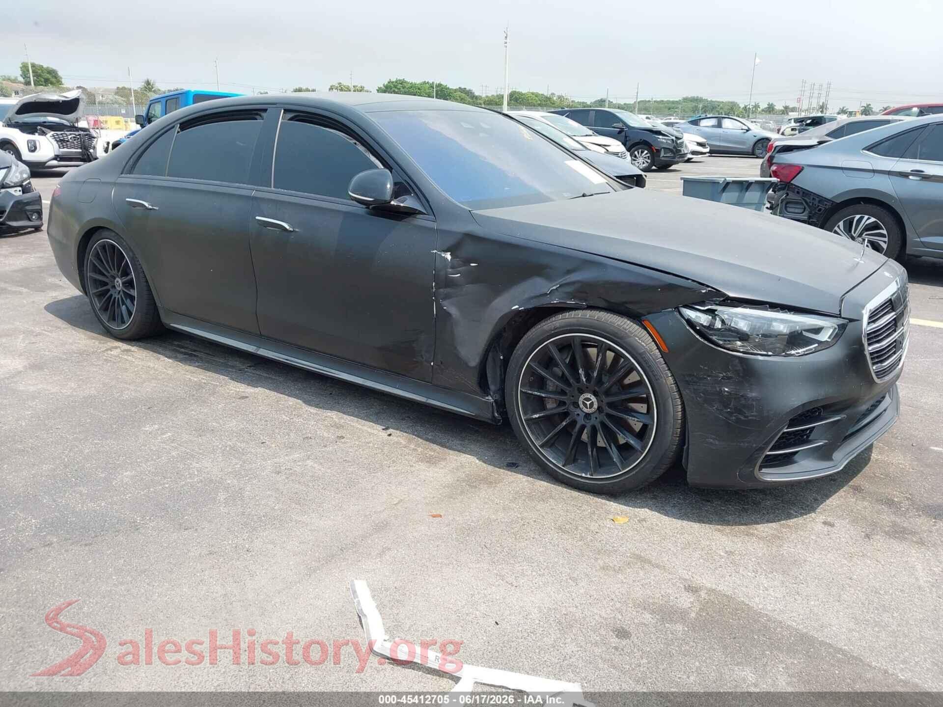 2025 MERCEDES-BENZ S 580 — VIN W1K6G7GB8SA337945