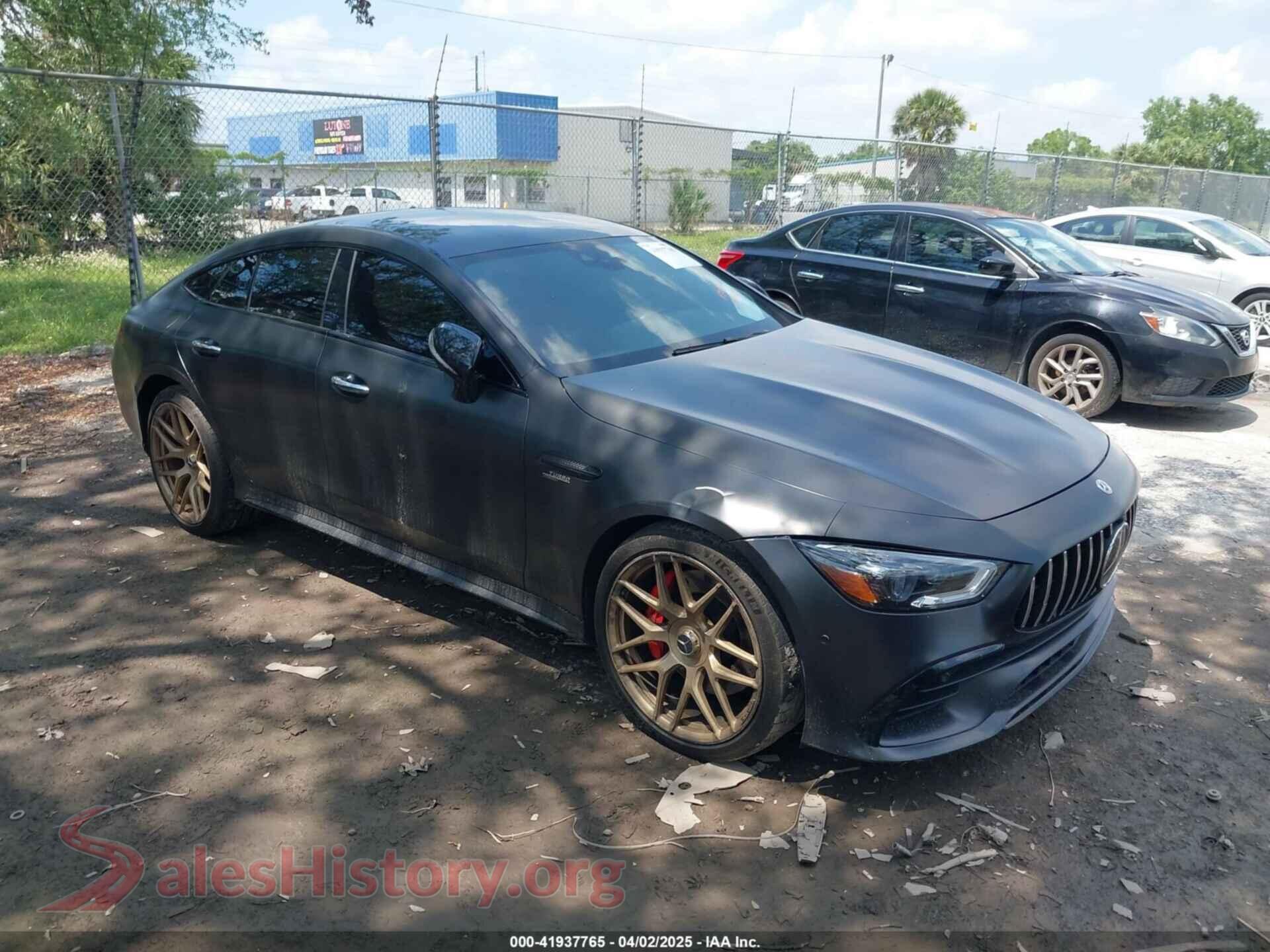 2022 MERCEDES-BENZ AMG GT 43 4-DOOR COUPE — VIN W1K7X5KB5NA046338