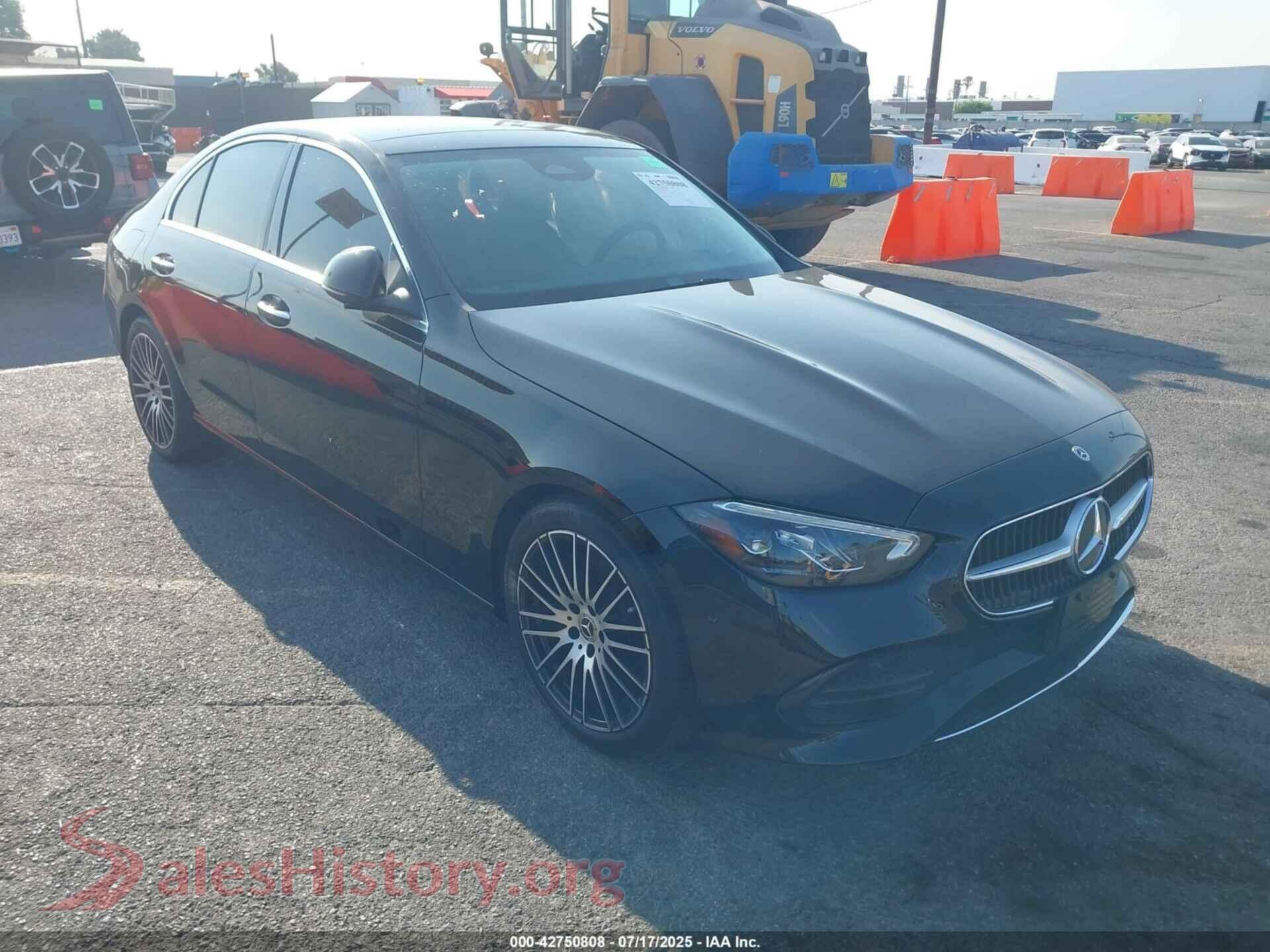 2022 MERCEDES-BENZ C 300 — VIN W1KAF4GB5NR015099