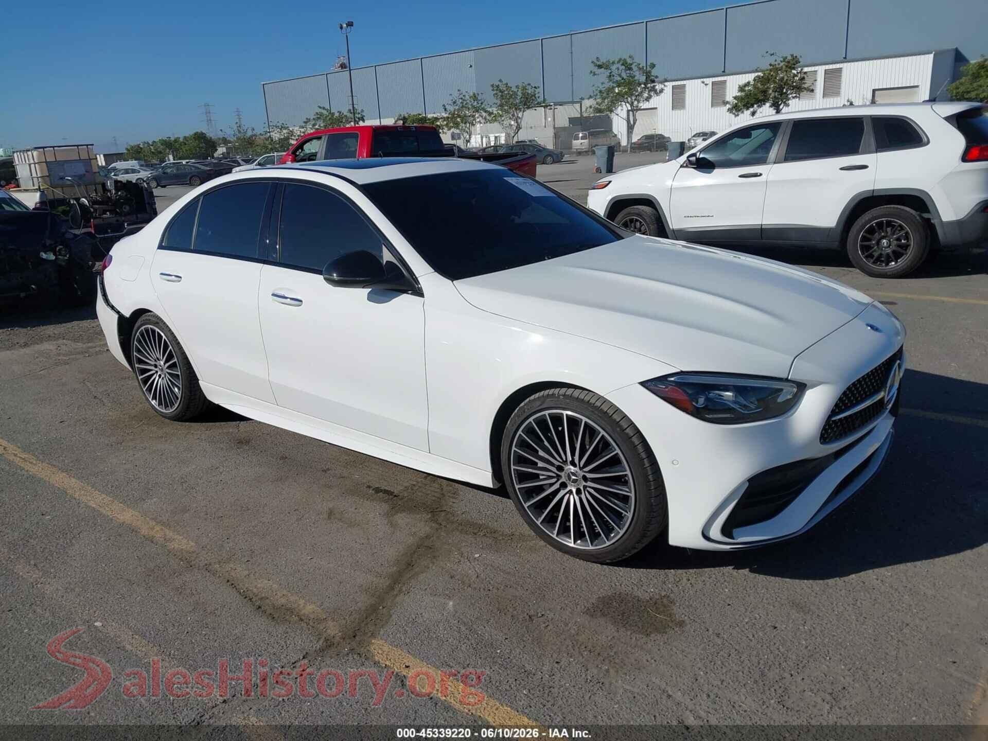 2023 MERCEDES-BENZ C 300 — VIN W1KAF4GB7PR130838