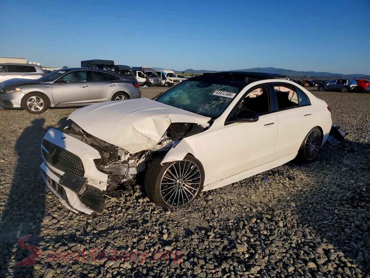 2022 MERCEDES-BENZ C-CLASS — VIN W1KAF4GB9NR064323