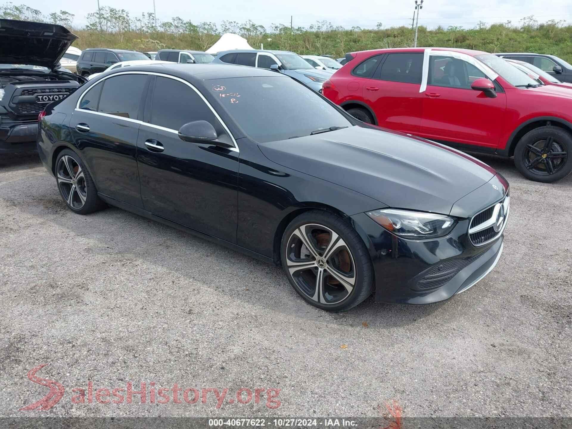 2022 MERCEDES-BENZ C 300 — VIN W1KAF4GBXNR042489